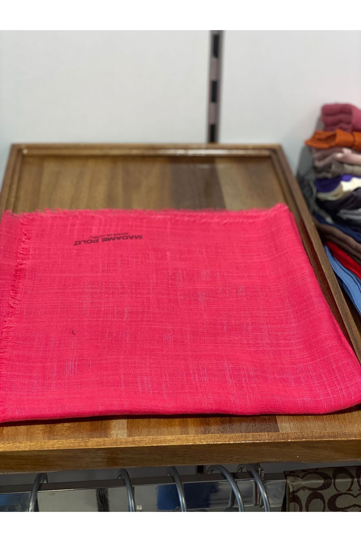 Perla Scarf & More Madam Polo Dörtlü Çekme Yazma