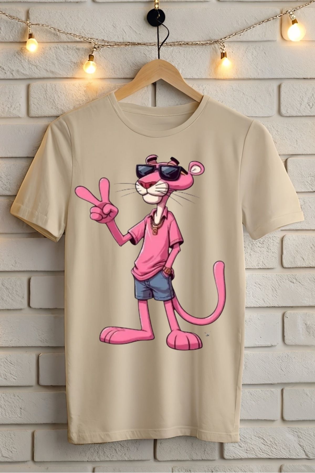 ModaSphere Baskılı Unisex Oversize Tişört Battal Boy