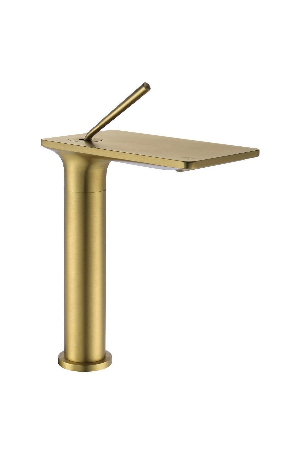 Fontana YÜKSEK LAVABO BATARYASI (FIRÇALANMIŞ ALTIN)
