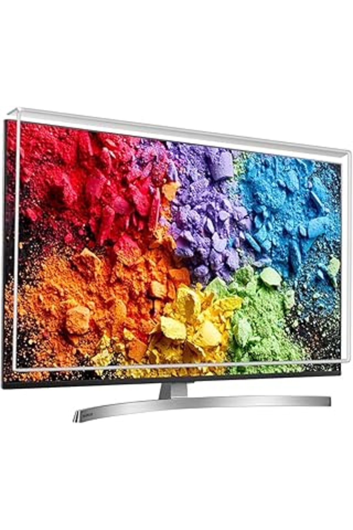 Pazarcan Coruian 49" 124 Ekran Uyumlu Tv Ekran Koruyucu / 3mm Ekran Koruma Paneli (TRANSPARENT)