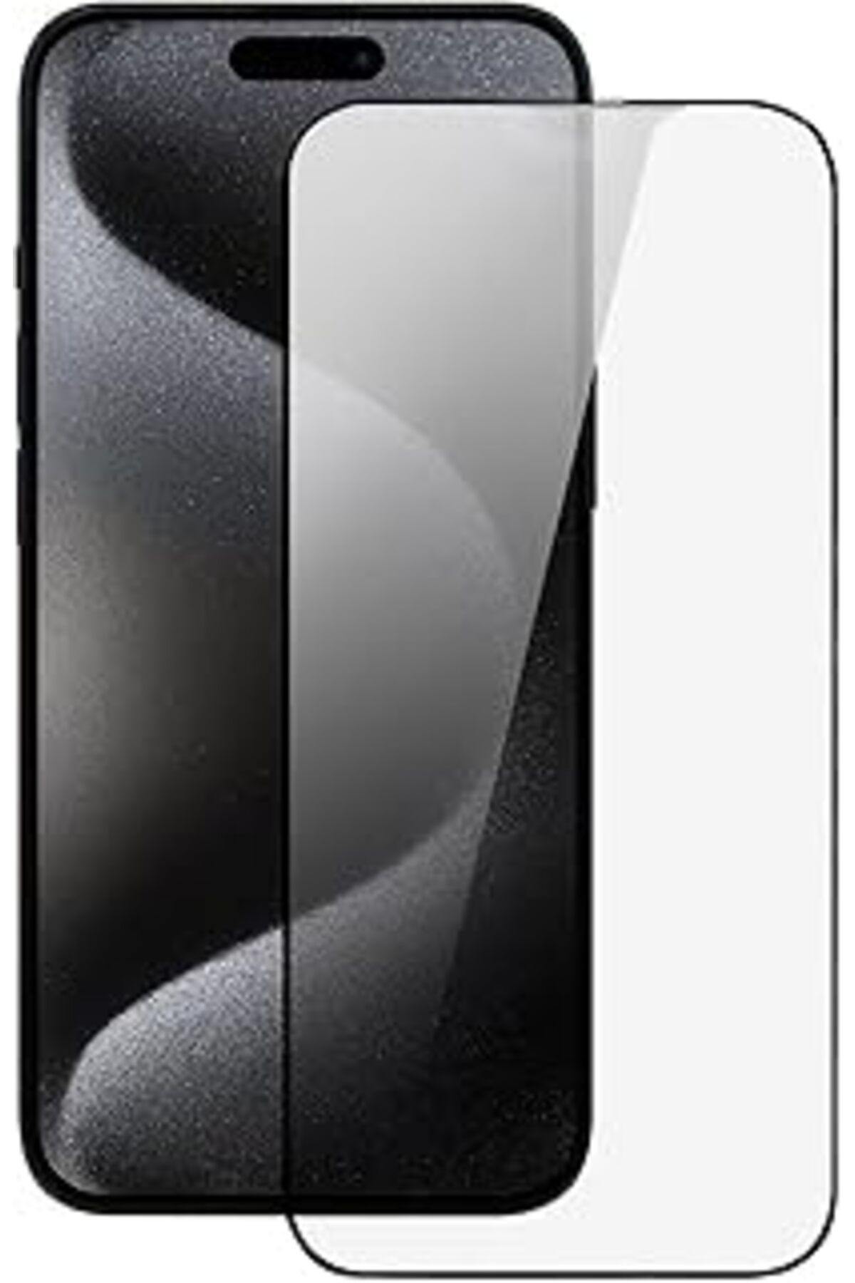 Pazarcan Minesk Iphone 15 Pro Max Için Superglass Ekstra Kalınlaştırılmış Güçlü Ekran Koruyucu Kırılmaz Temp