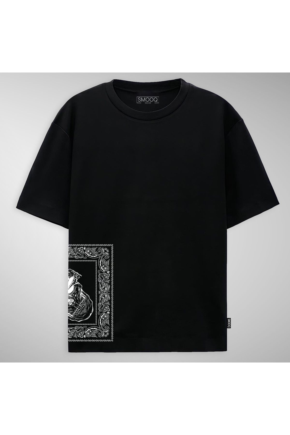 SMOOQ Giyim UNISEX BASKILI OVERSİZE TSHİRT