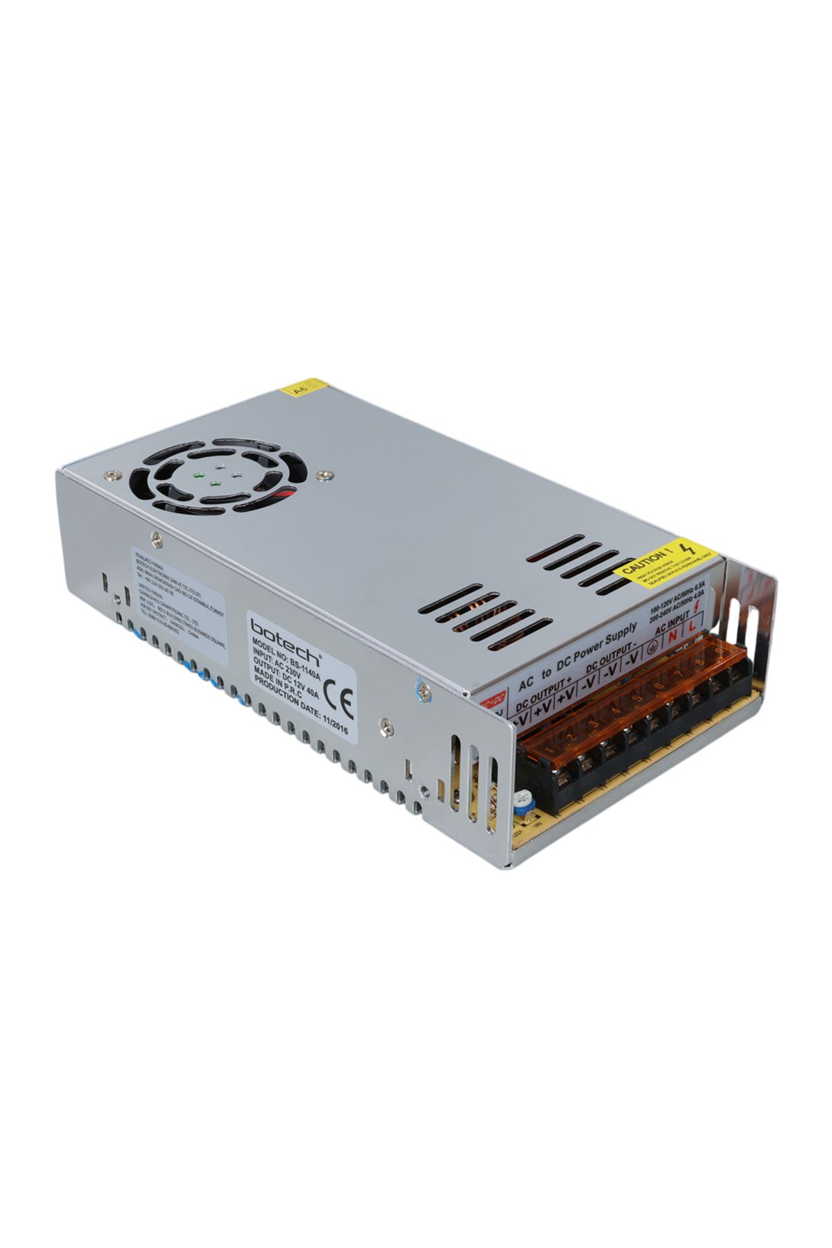 Findit BOTECH BS-1140A 12 VOLT - 40 AMPER 480 WATT METAL KASA ADAPTÖR (2818)