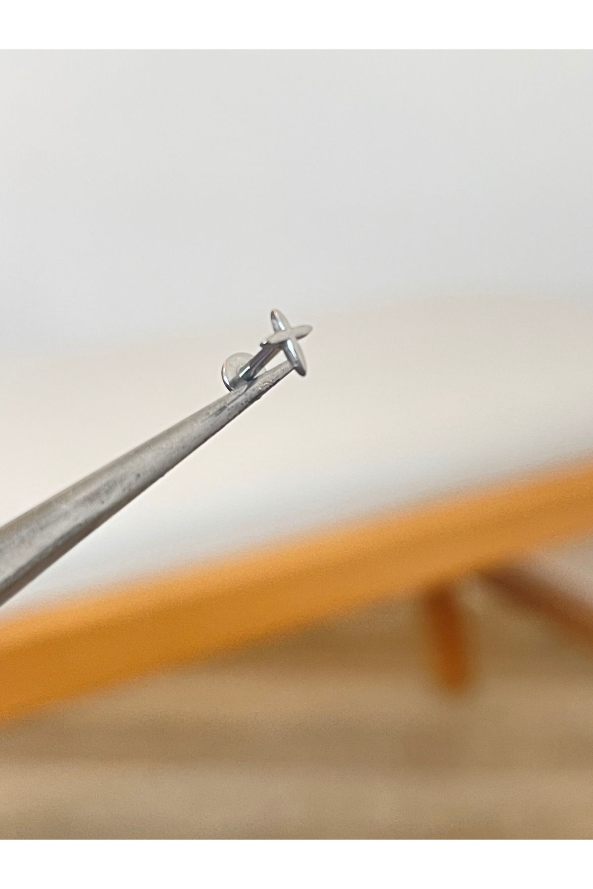 Rupen Kraft 316 L Cerrahi Çelik Kutup Yıldızı Modeli Kıkırdak Helix Tragus Piercingi