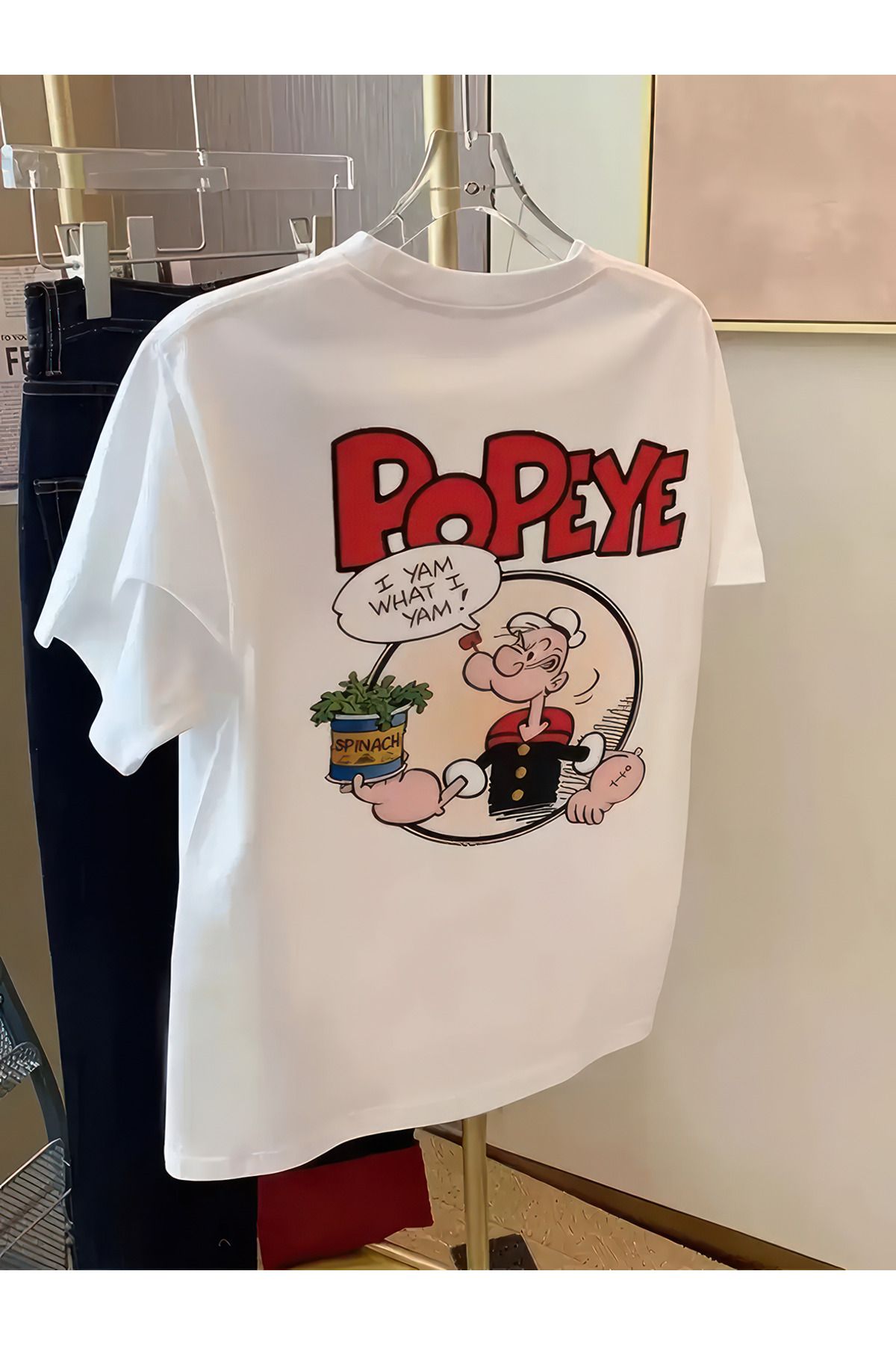 CACTUS COLLECTION POPEYE BASKI Çocuk Yazlık Tshirt 028