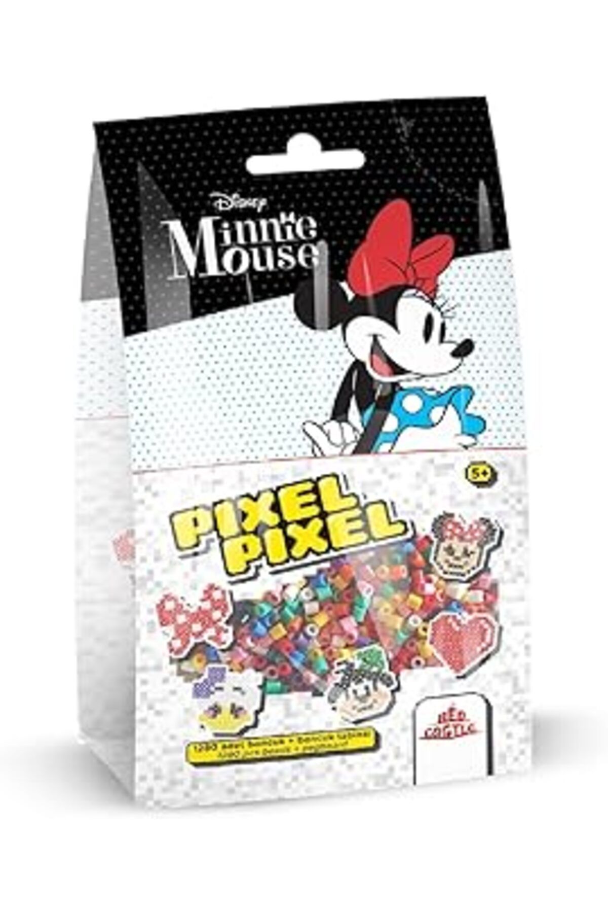 Mu Art Red Castle Boncuk Eğitici, Eğlenceli Etkinlik Ve Oyuncak Seti, Disney Minnie (1.280 Adet Renkli)