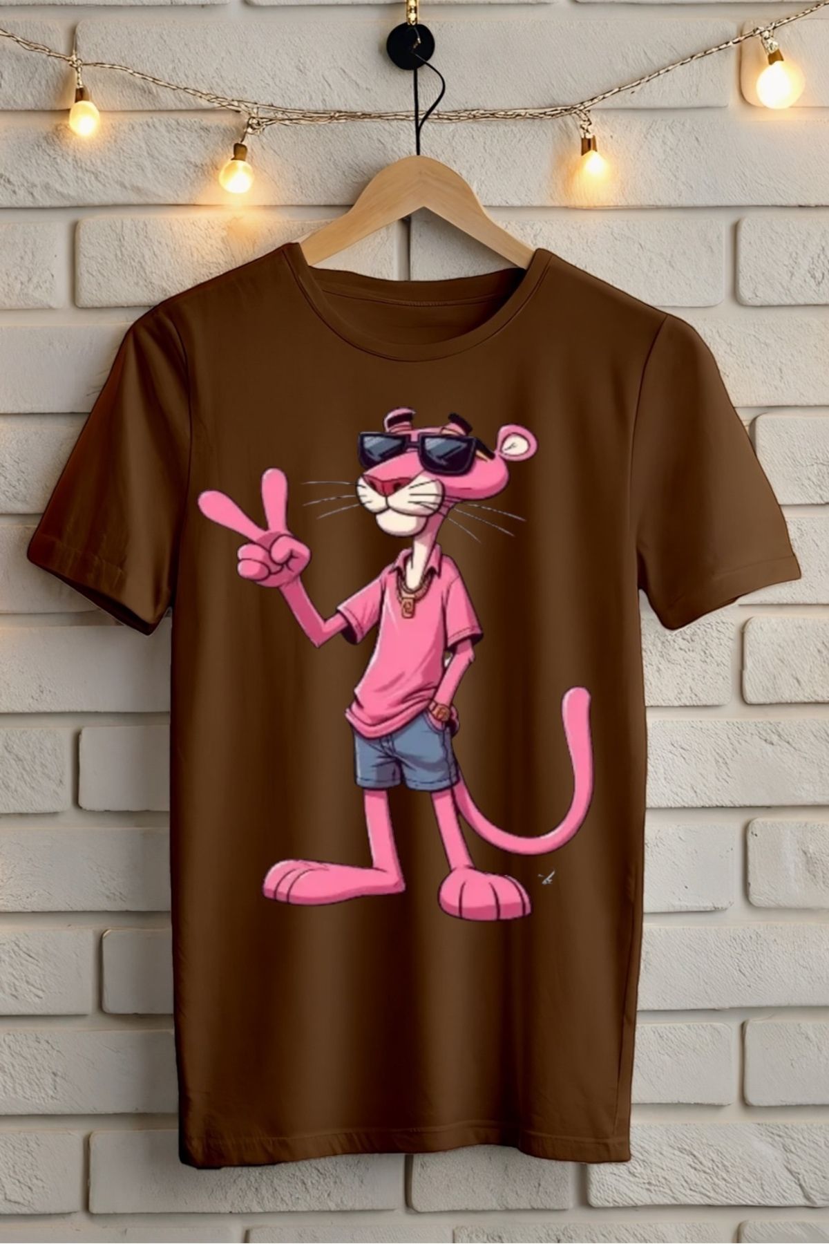 ModaSphere Baskılı Unisex Oversize Tişört Battal Boy