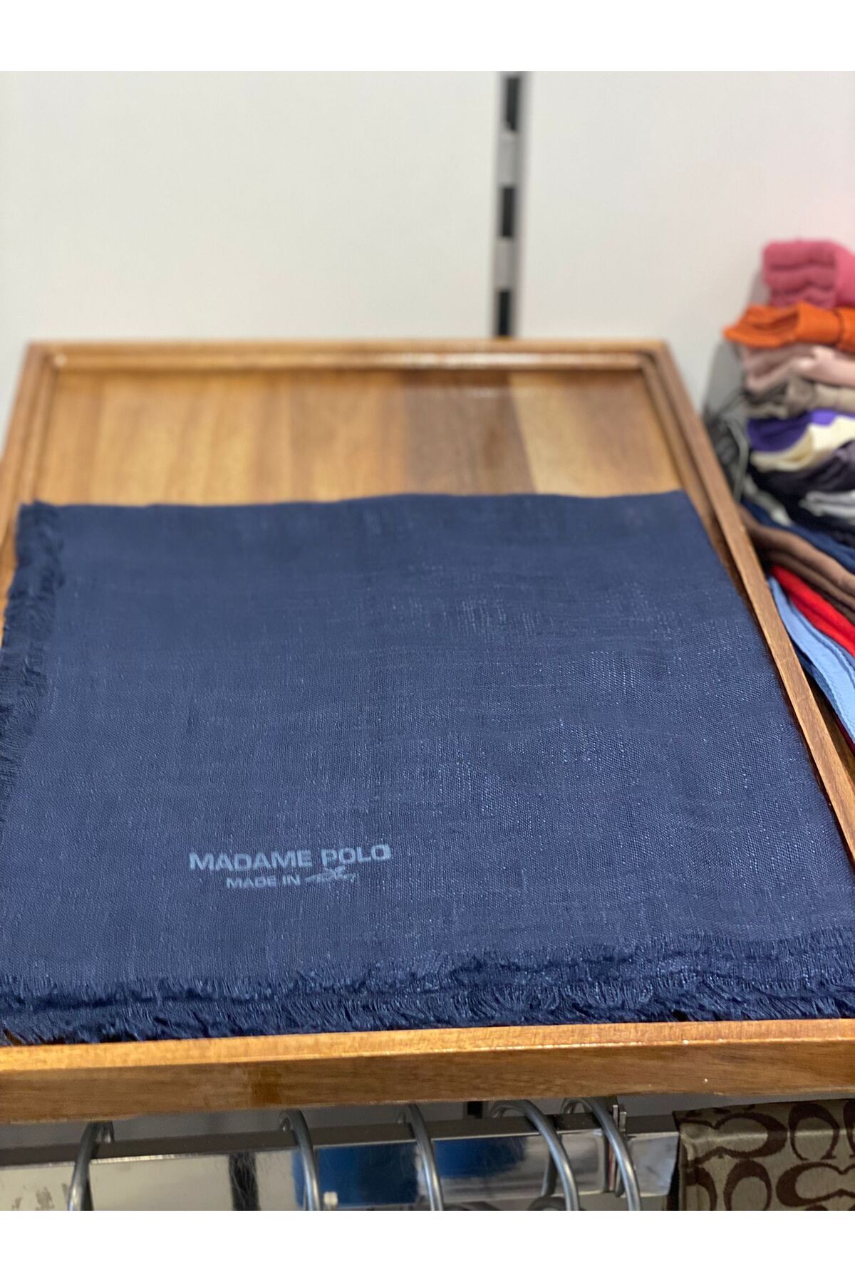 Perla Scarf & More Madam Polo Dörtlü Çekme Yazma