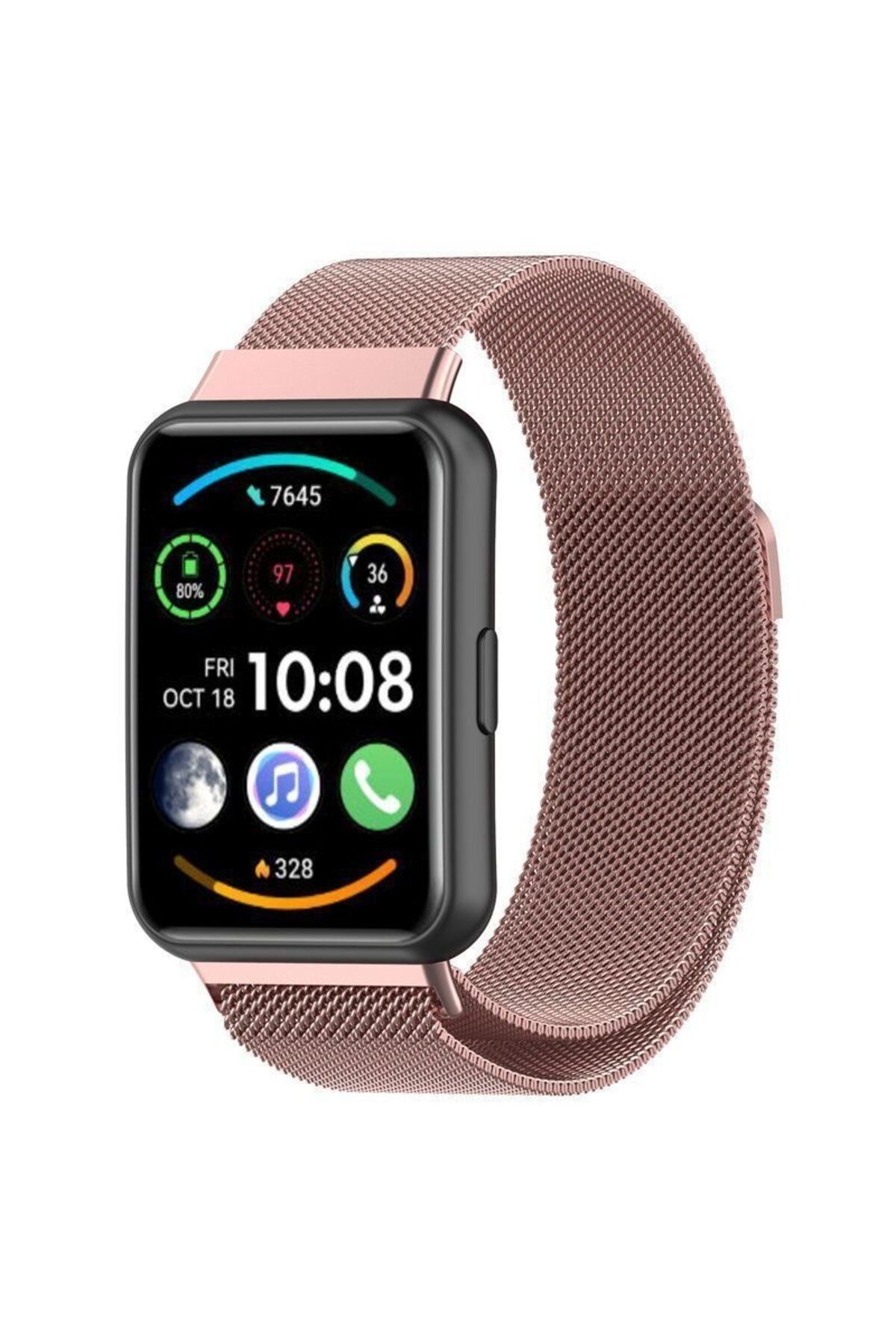 Nextron Huawei Watch Fit 2 Uyumlu Metal Kordon A+Kalite Ayarlanabilir Milano Metal Kordon