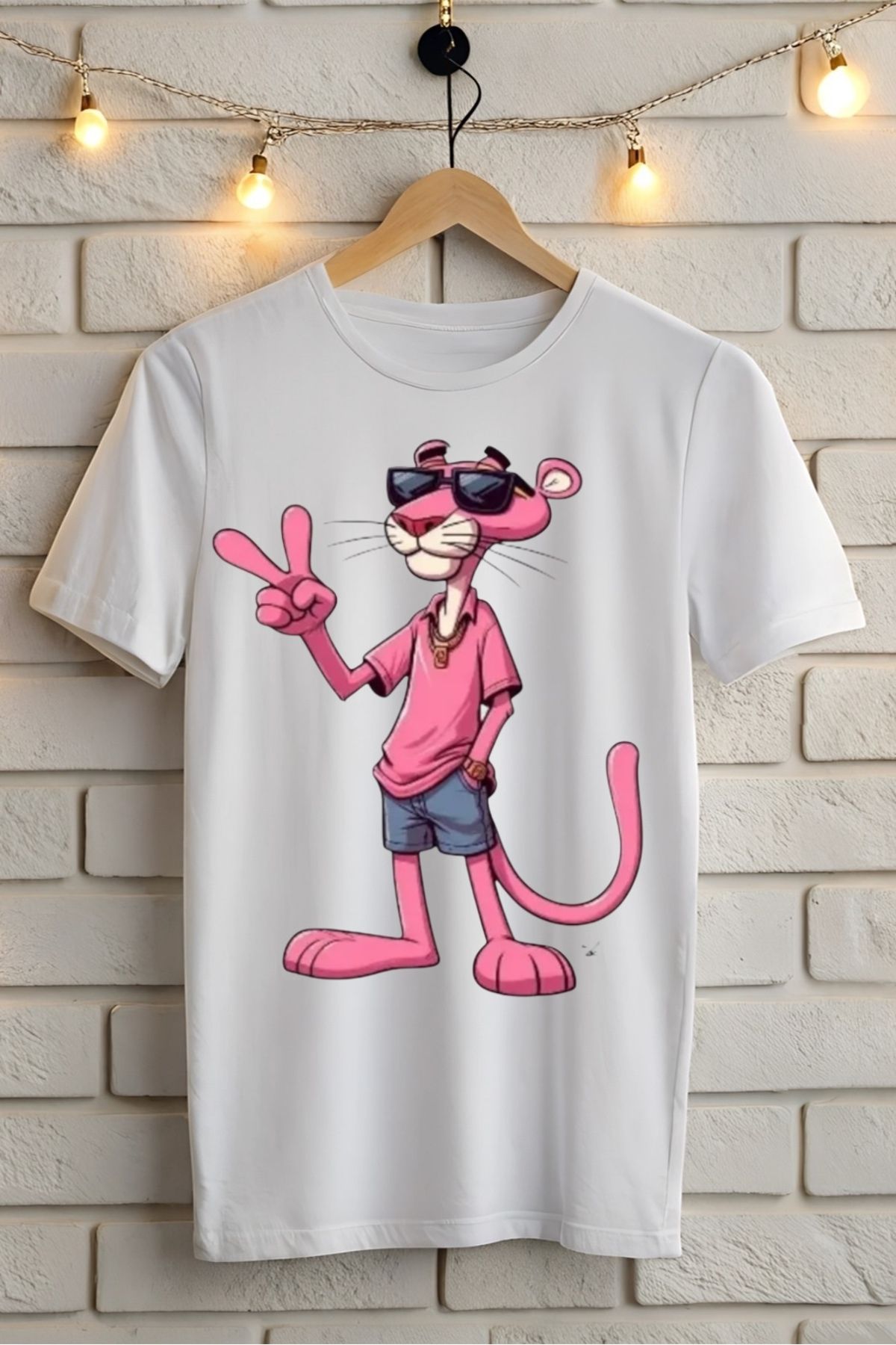 ModaSphere Baskılı Unisex Oversize Tişört
