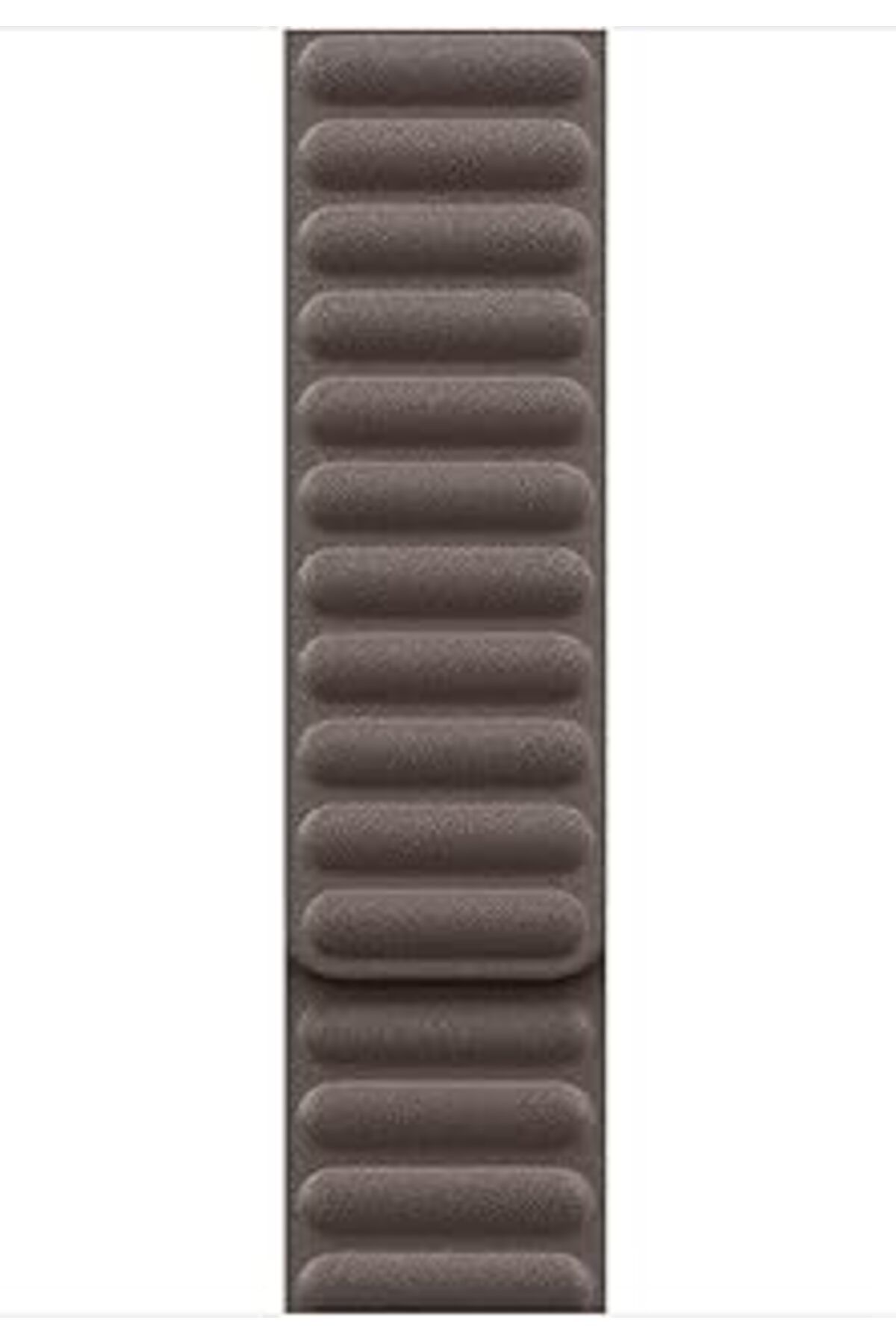 Pazarcan Apple Watch Band - Magnetic Link - 46 Mm - Koyu Boz Kahverengi - S/M