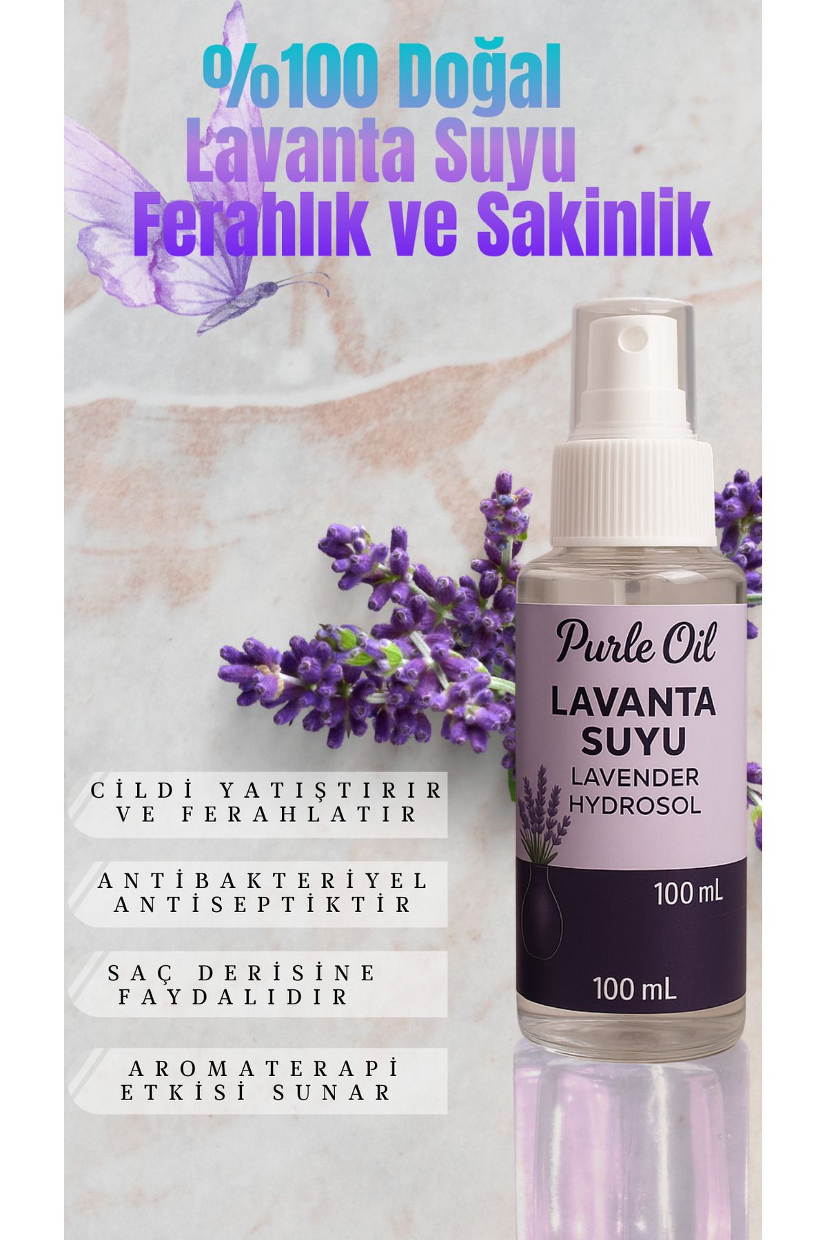 SOAVİE Doğadan Gelen Güzellik Lavanta Suyu