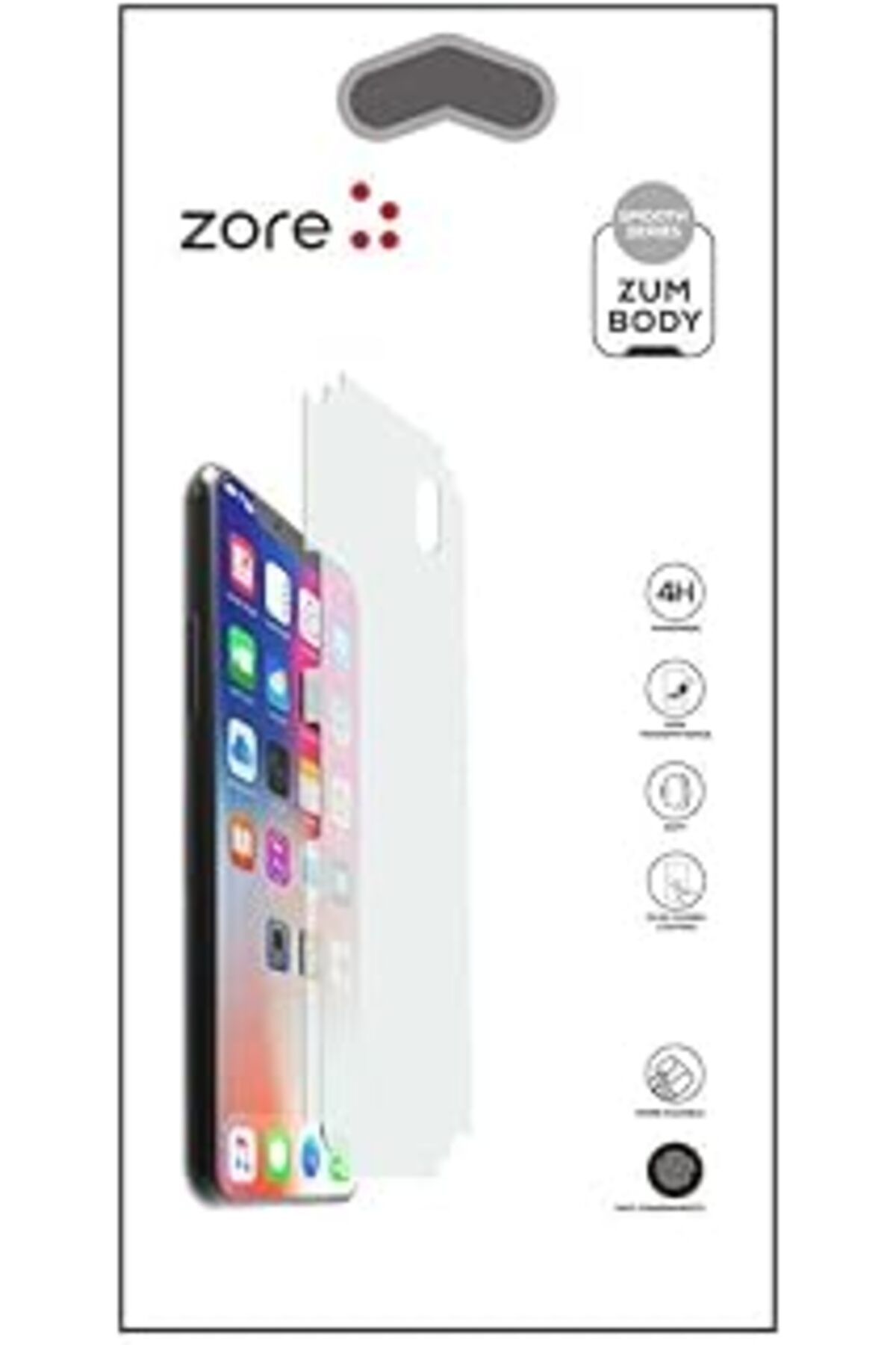 Pazarcan Zore Apple İle Uyumlu Iphone 14 Plus Mat Zum Body Arka Koruyucu Renksiz
