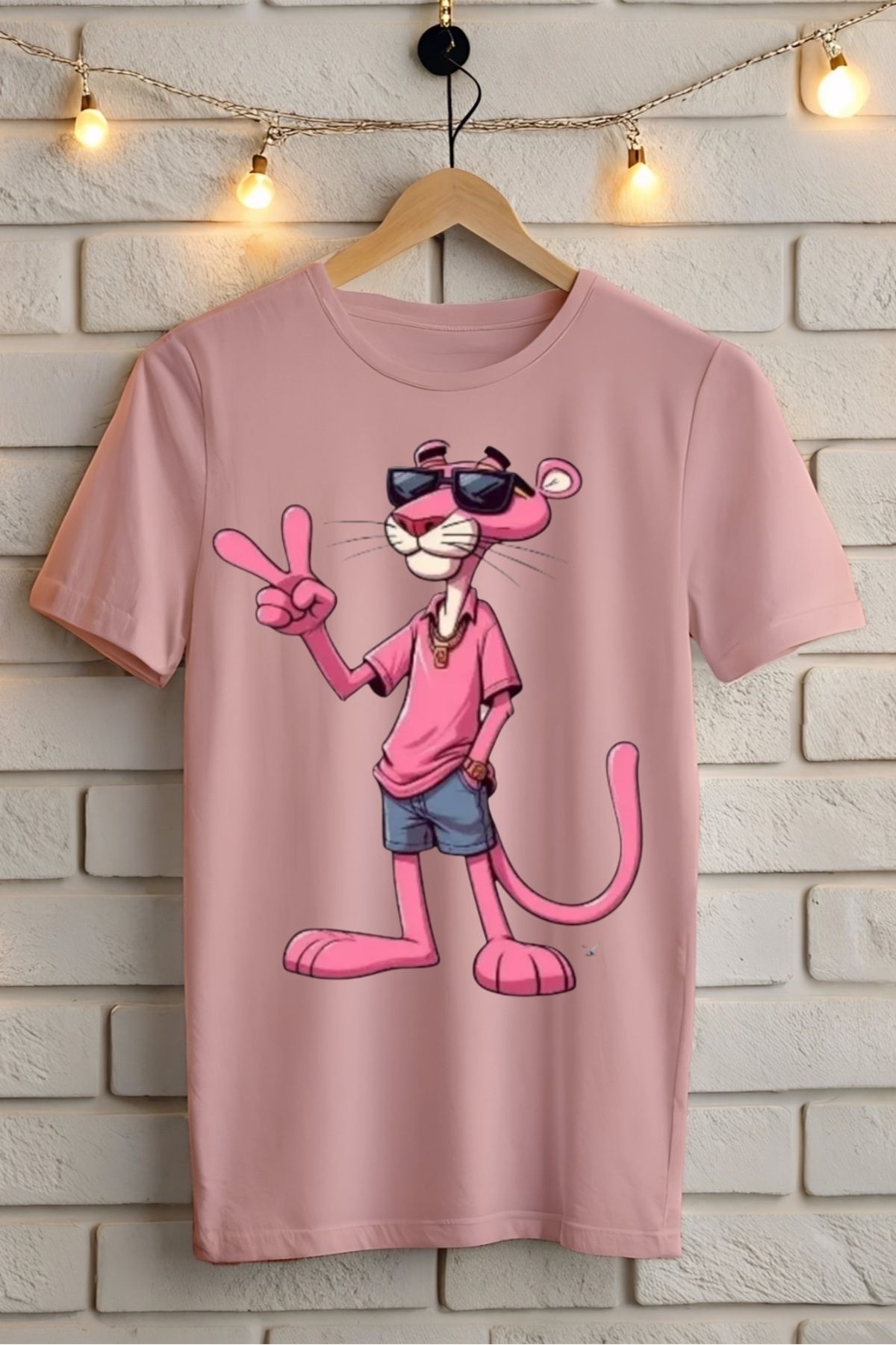 ModaSphere Baskılı Unisex Oversize Tişört Battal Boy