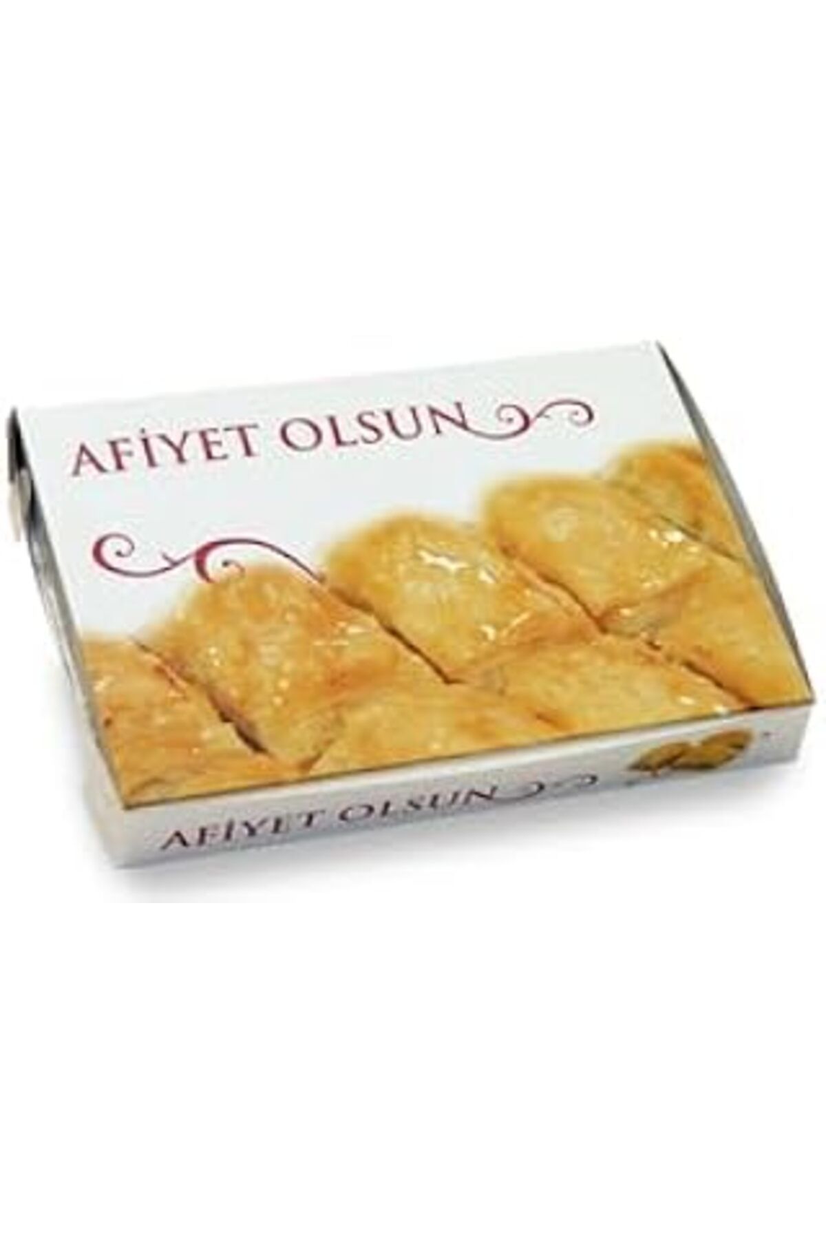 Pazarcan Karton Baklava Kutusu 500 gr Resimli