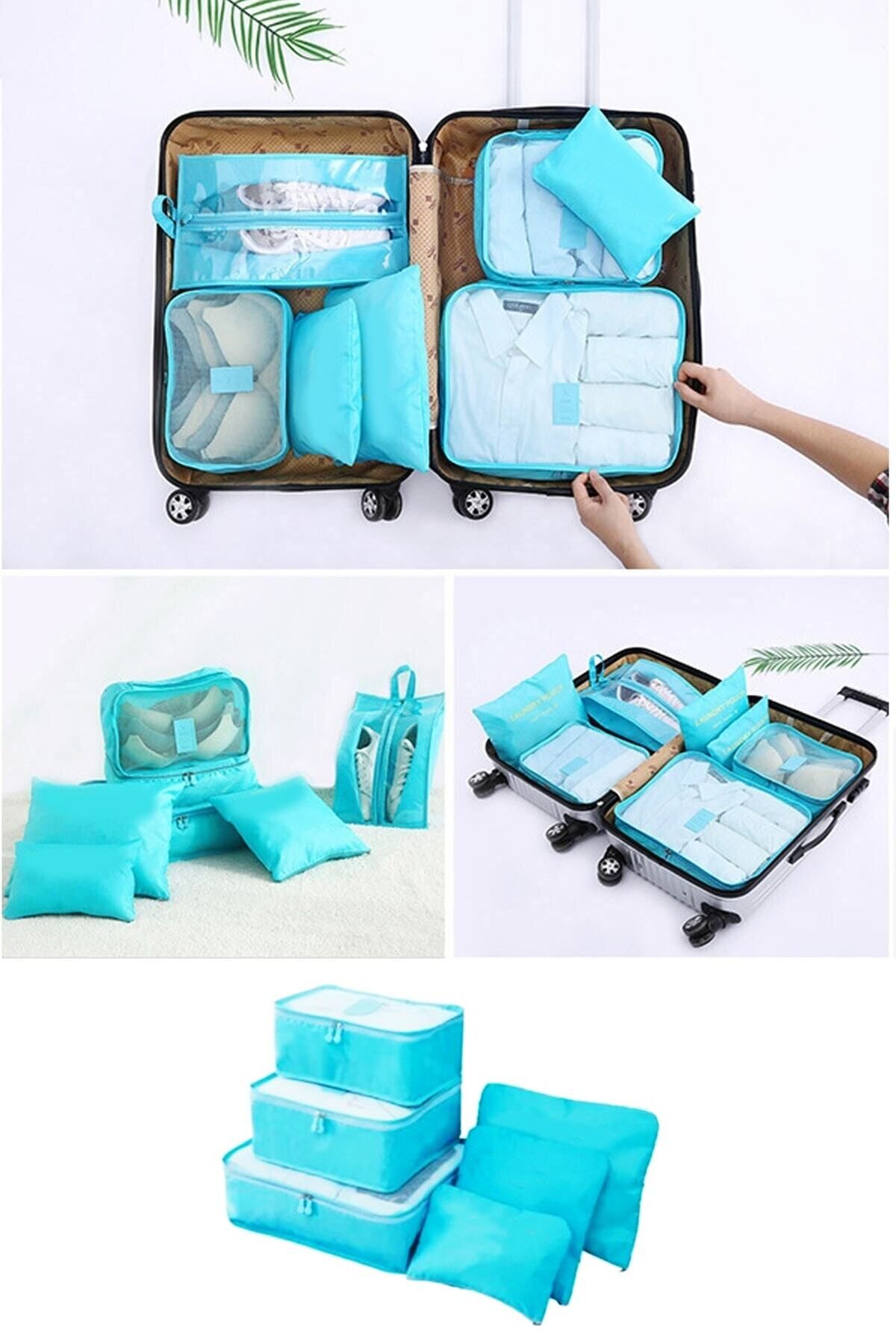 ÖYKÜ VE YİĞİT Bebek Anne Hastane Çantası Düzenleyici Organizer 6 Parça Set