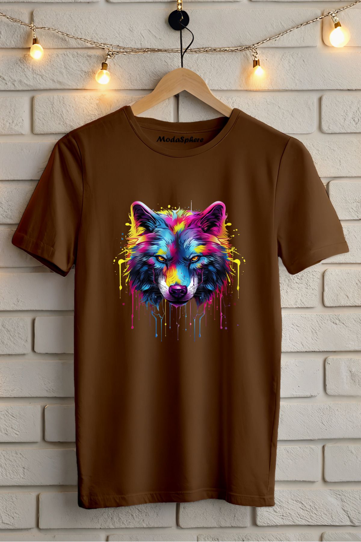 ModaSphere Baskılı Unisex Oversize Tişört