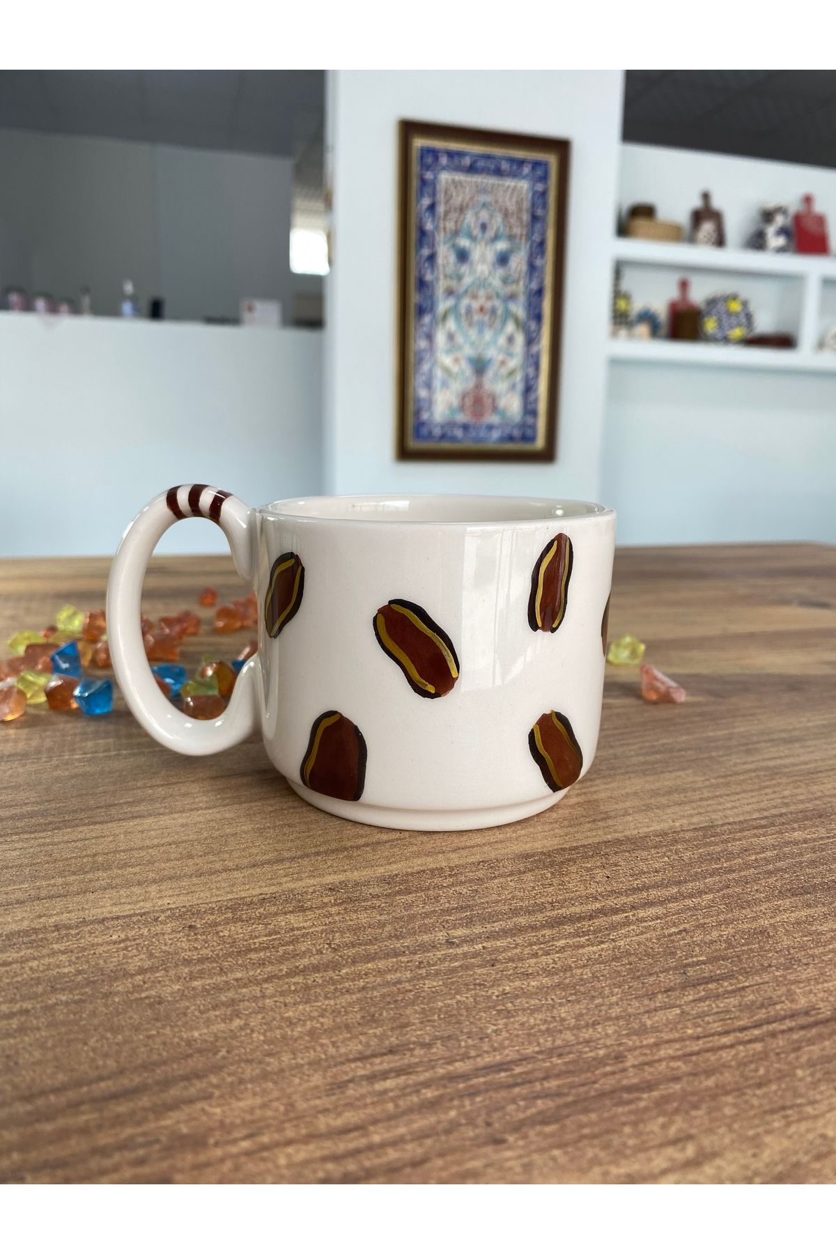 FABU Seramik leoparlı kupa