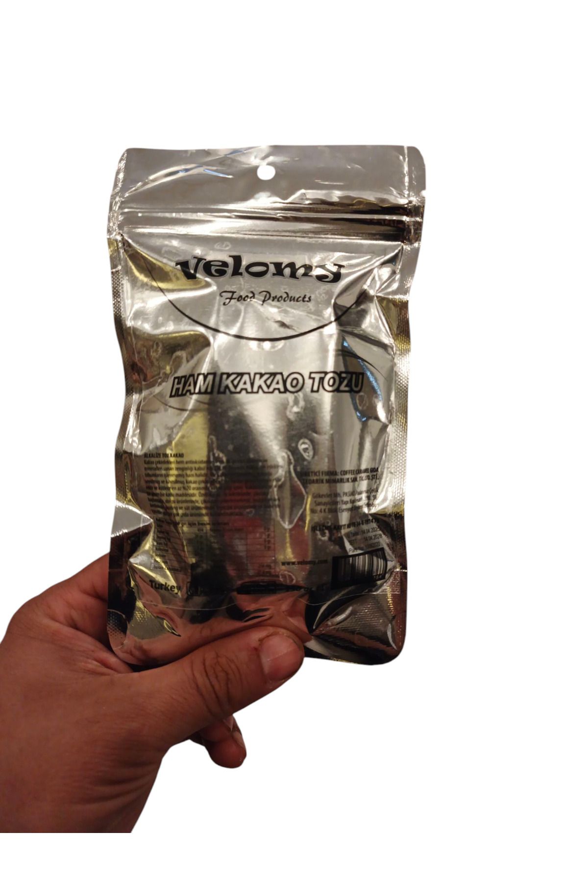 velomy Gerçek Organik Ham Kakao Tozu 150 gr