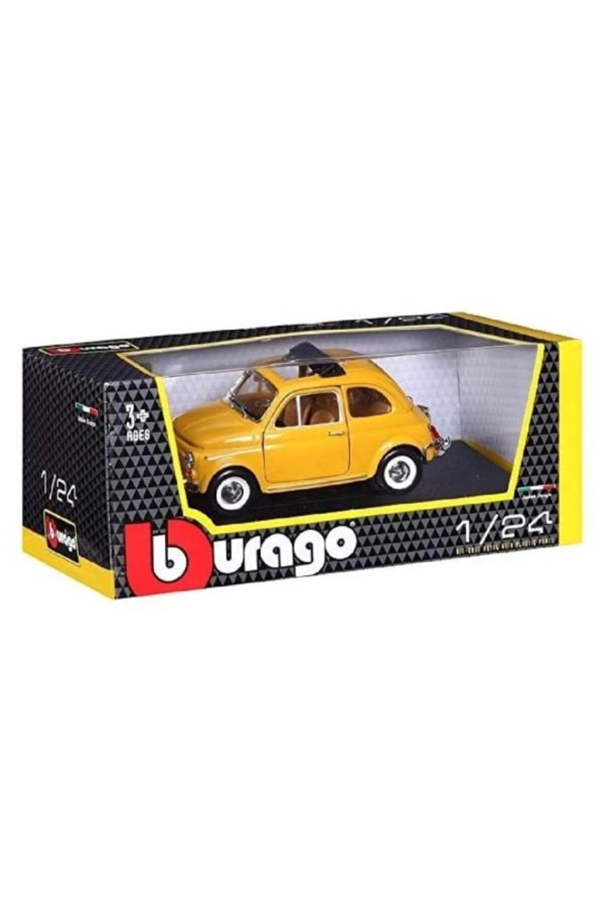 PARİLES Sunman 1:24 Fiat 500L 1968 Kırmızı S00022099 ANK