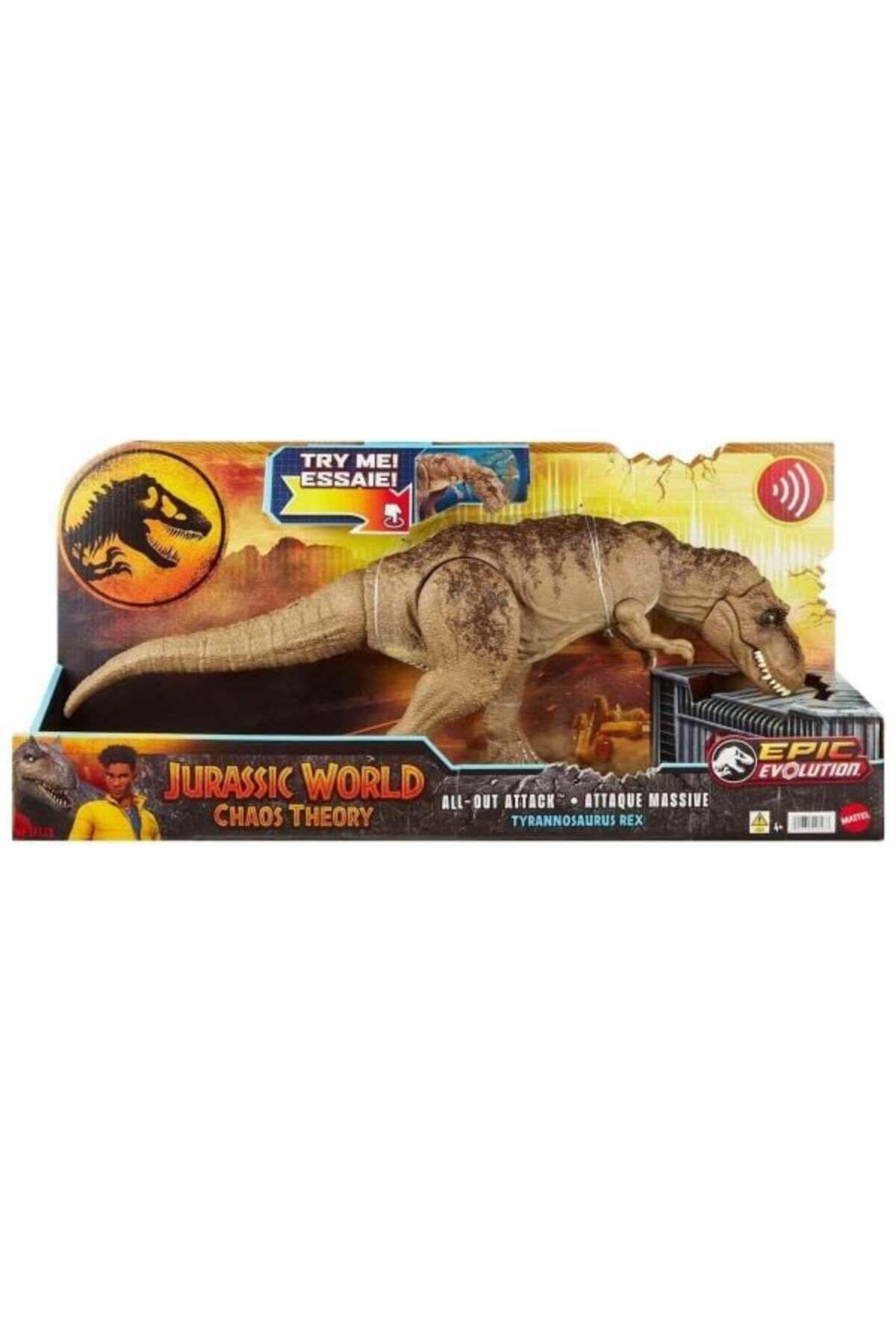 MATMEL Mattel Jurassic World Saldırgan TRex Figürü HXF53