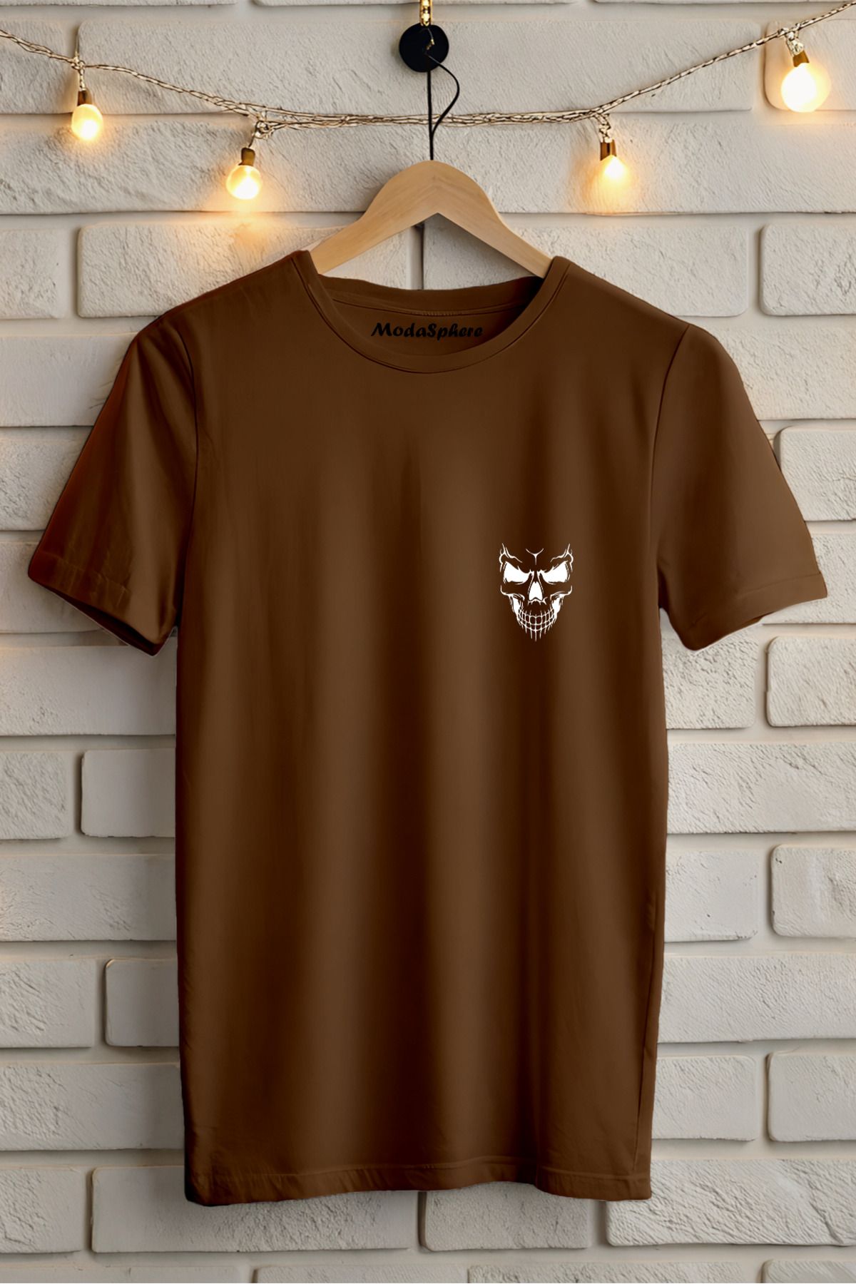 ModaSphere Baskılı Unisex Oversize Tişört Battal Boy