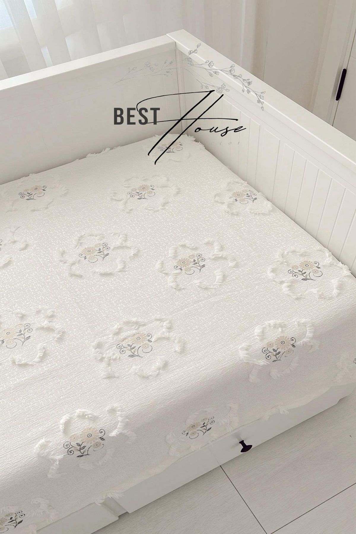 best house decor NAKIŞLI DİVAN ÖRTÜSÜ KOLTUK ÖRTÜSÜ PİKE YATAK ÖRTÜSÜ