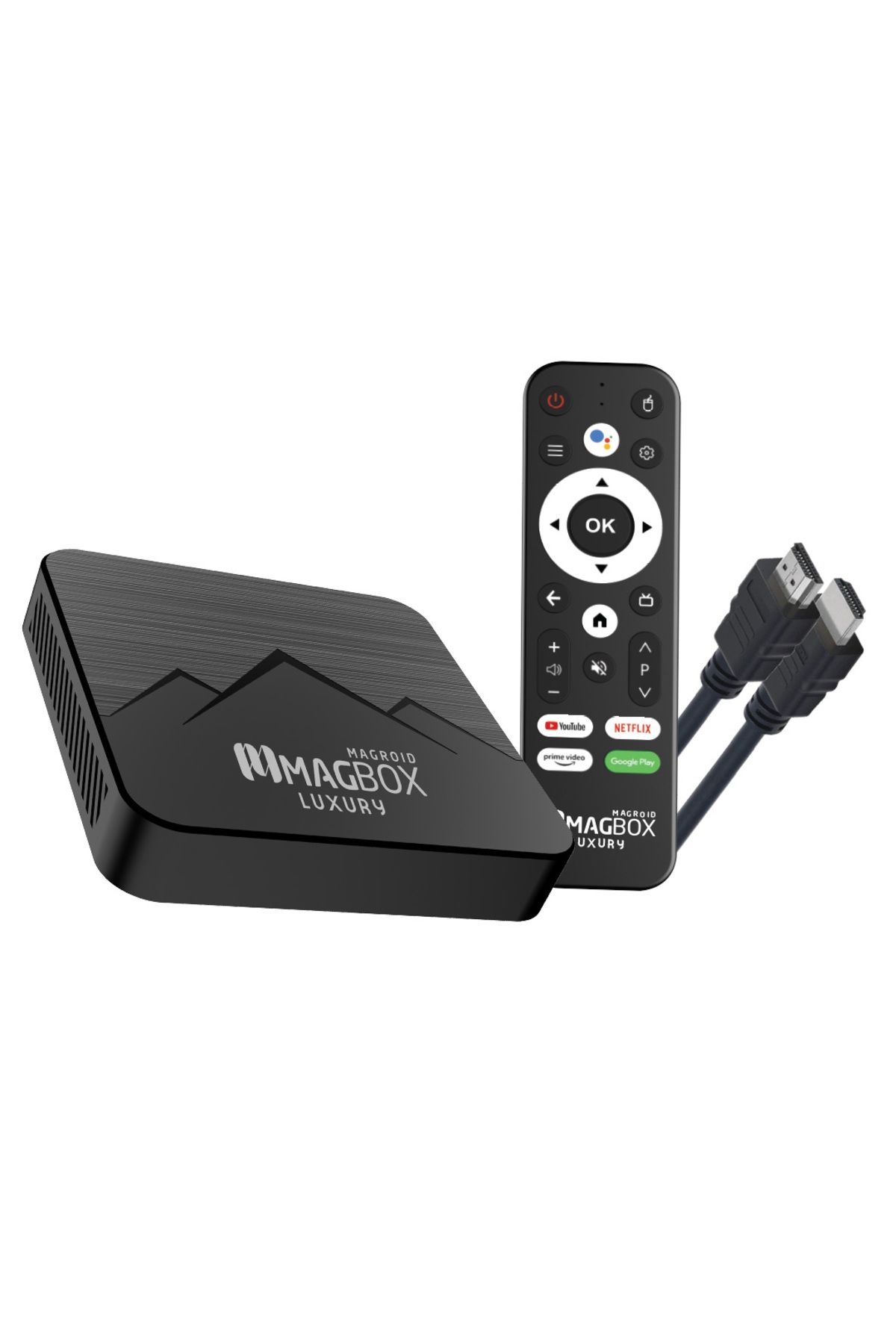 Light up MAGBOX MAGROID LUXURY 32 GB HDD 2 GB RAM BLUETOOTH 5G SES KOMUT KUMANDALI ANDROID TV BOX