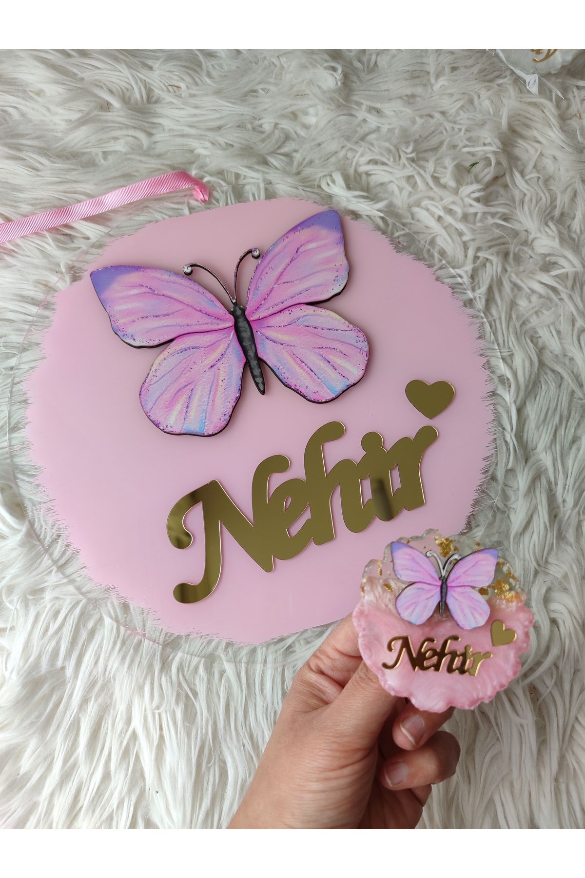 Sevdalı işler Kapı süsü ve 20 adet magnet set