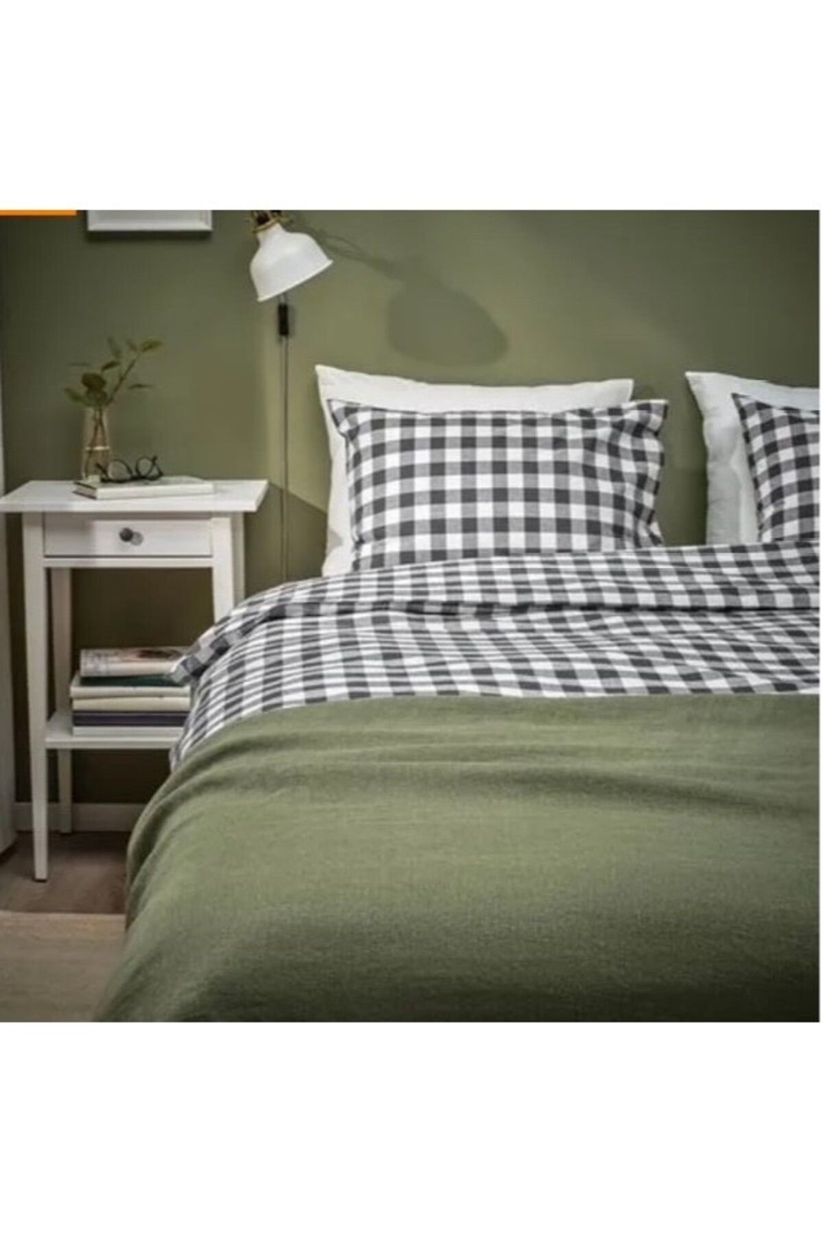 BELMOD GRİ EKOSE ARELİ TEK KİŞİLİK NEVRESİM TAKIMI 150x200/50x60 cm