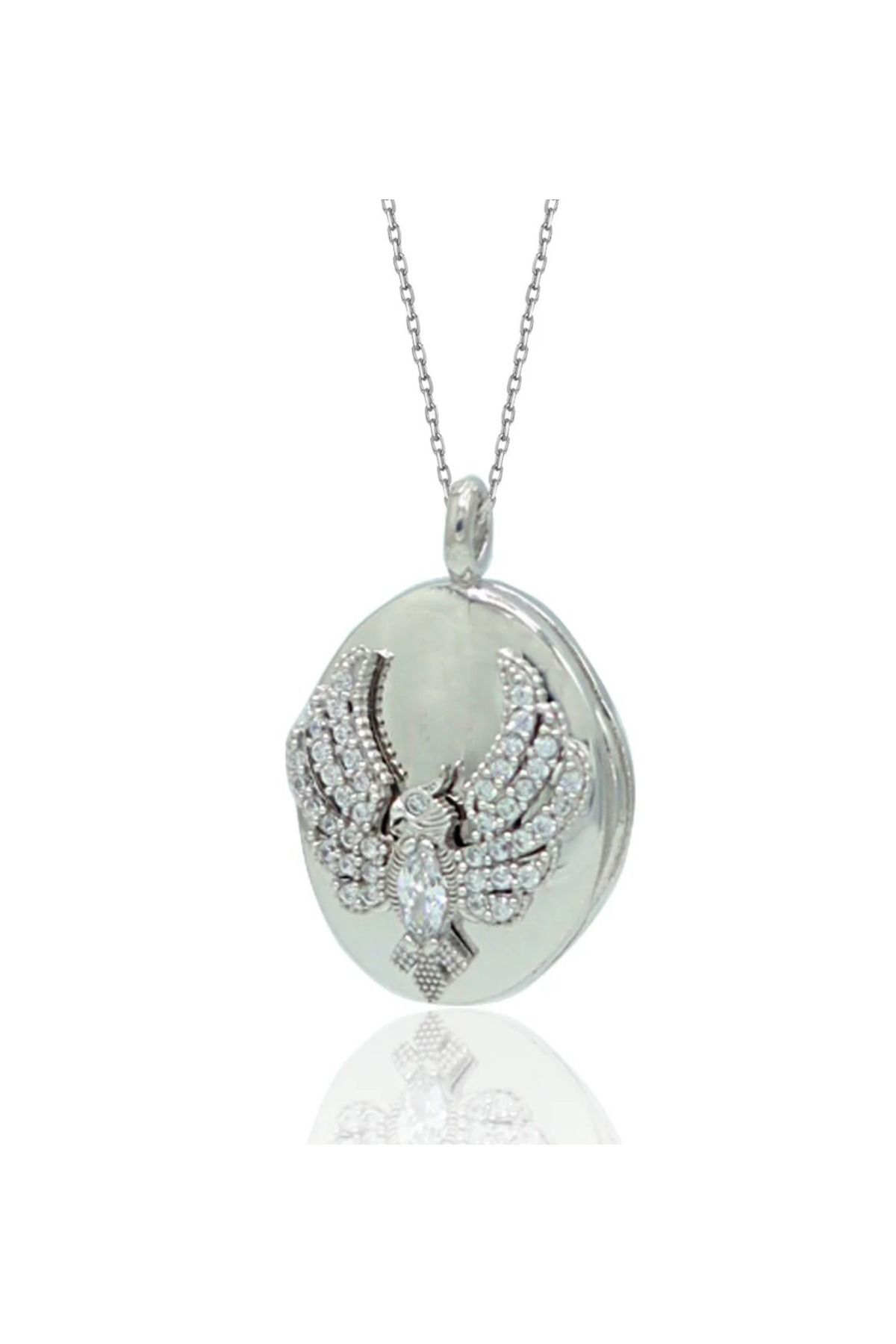 1881 STORE Alya Anka Kuşu 925 Ayar Gümüş Kadın Kolye