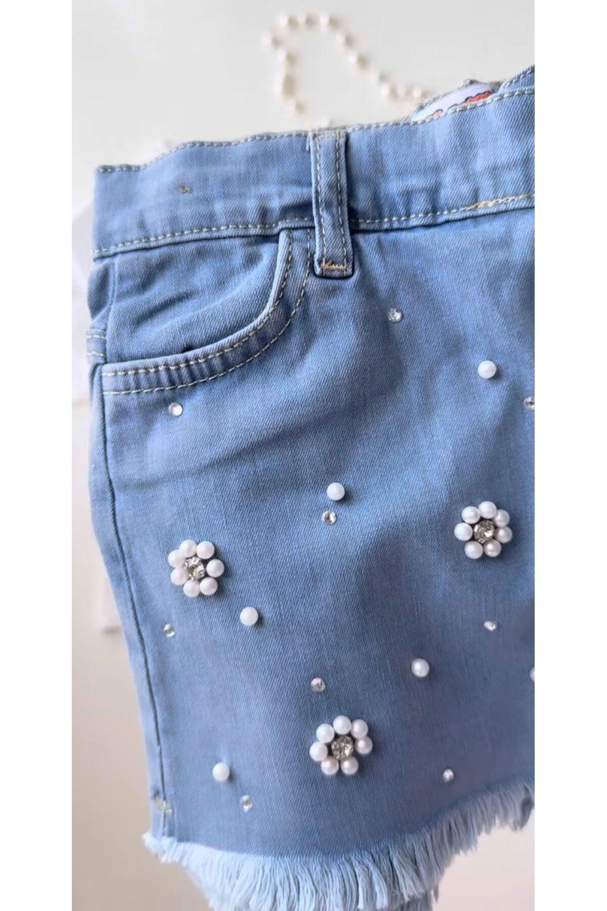 KOKOŞ BEBEK Kot Etekli Takım | 3/5 Yaş Arası fotoğrafı 7 (önizleme)