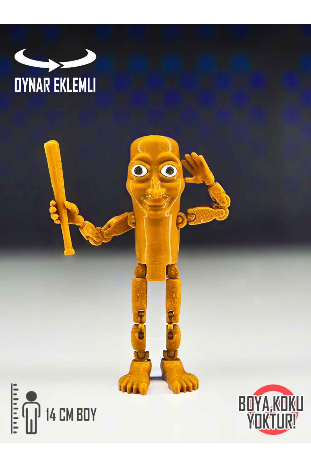 Suelo Butik-All Joints Movable Tung Tung Tung Sahur Brainrot 14cm Character Figure Toy 2