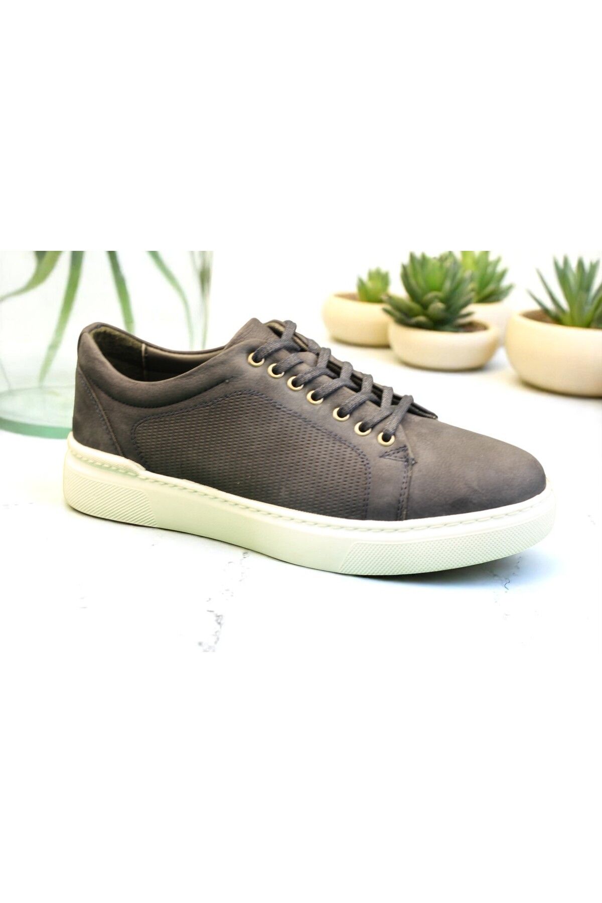 Philia Shoes Erkek Lacivert Hakiki Nubuk Deri Ayakkabı | Spor Görünümlü – Poli Taban – Günlük Klasik Tarz