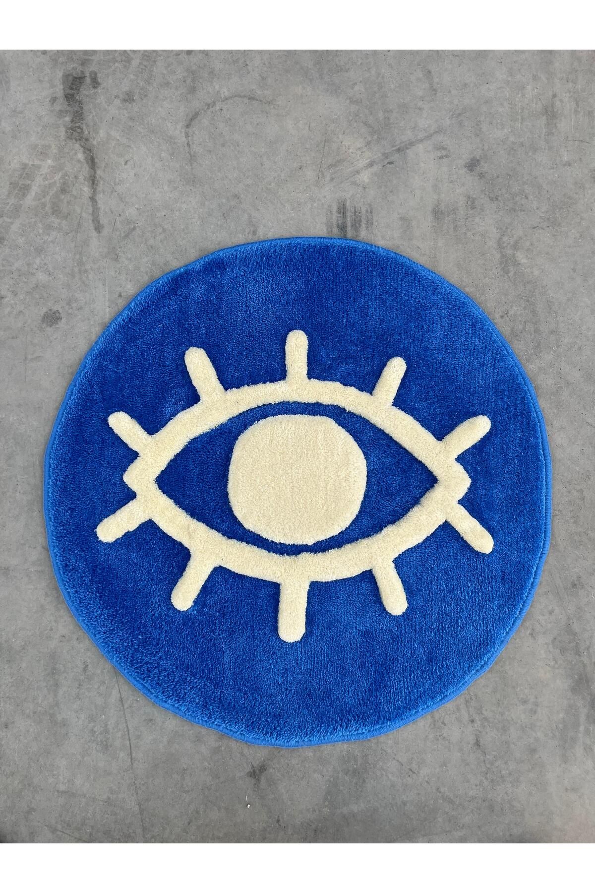 Rell Home El Yapımı Nazar Boncuğu Tufting Halı