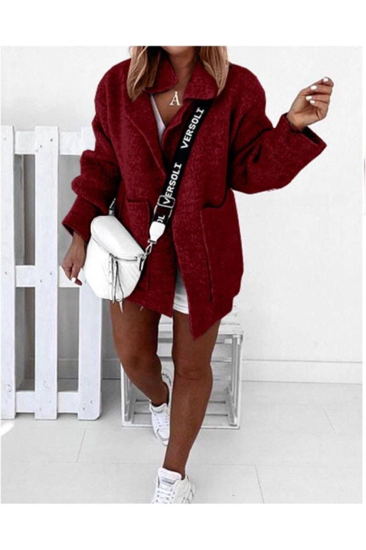ARUZ MODA Geniş Cep Tasarımlı Hırka