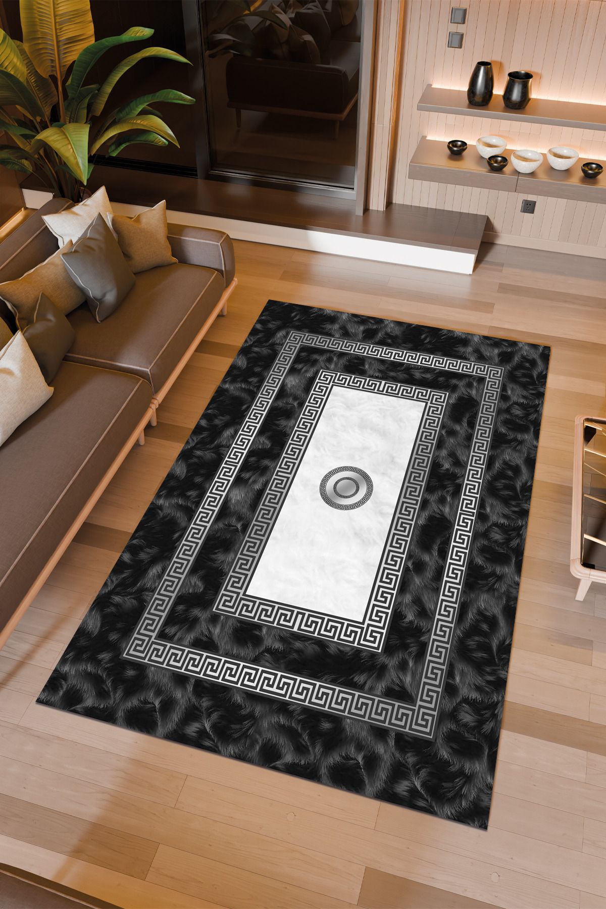 Halıcıoğlu home Dijital Baskı Makinede Yıkanabilir Kaymaz Taban Salon Halısı Yatak Odası Halısı & Yolluk Modelleri
