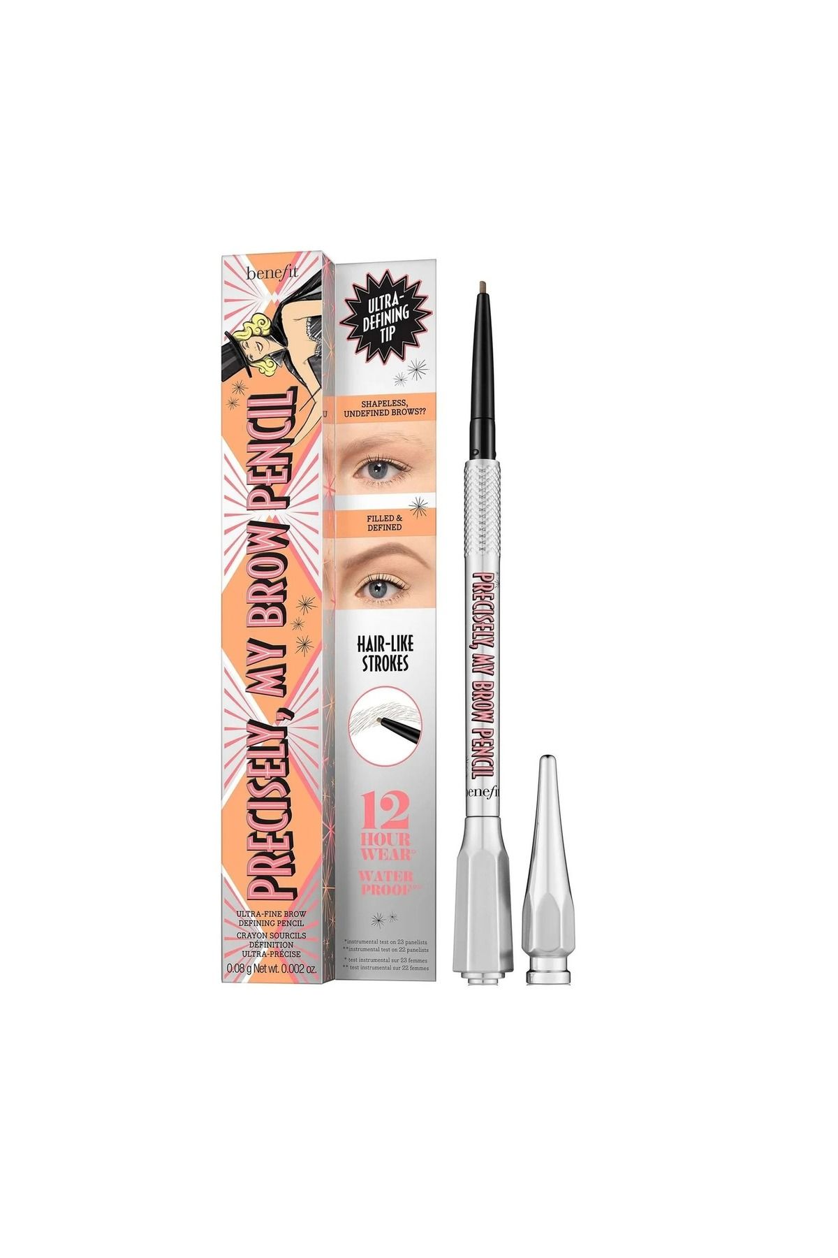 BENEFIT-Precisely My Brow Pencil 4.5 - neutral deep brown 0.08g/0.002oz 8