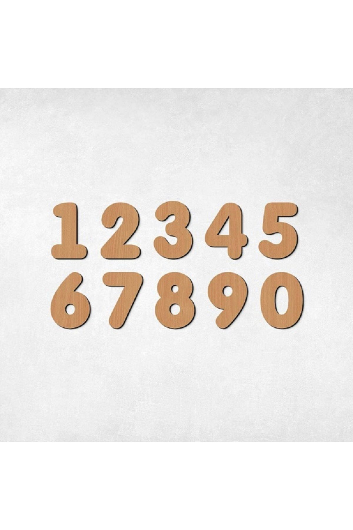 ouz dekor Sayılar Puzzle - Eğitici 10 Parça Ahşap Yapboz Oyunu