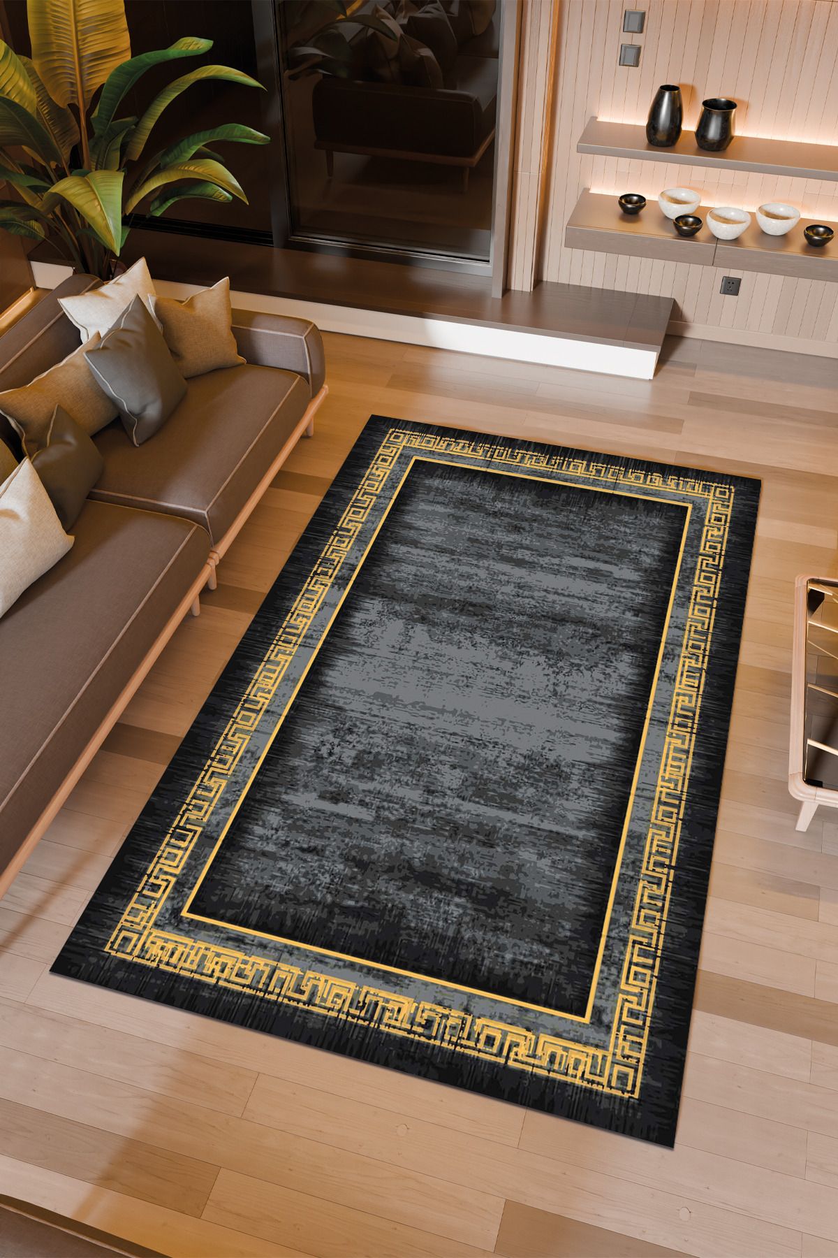 Halıcıoğlu home Dijital Baskı Makinede Yıkanabilir Kaymaz Taban Salon Halısı Yatak Odası Halısı & Yolluk Modelleri
