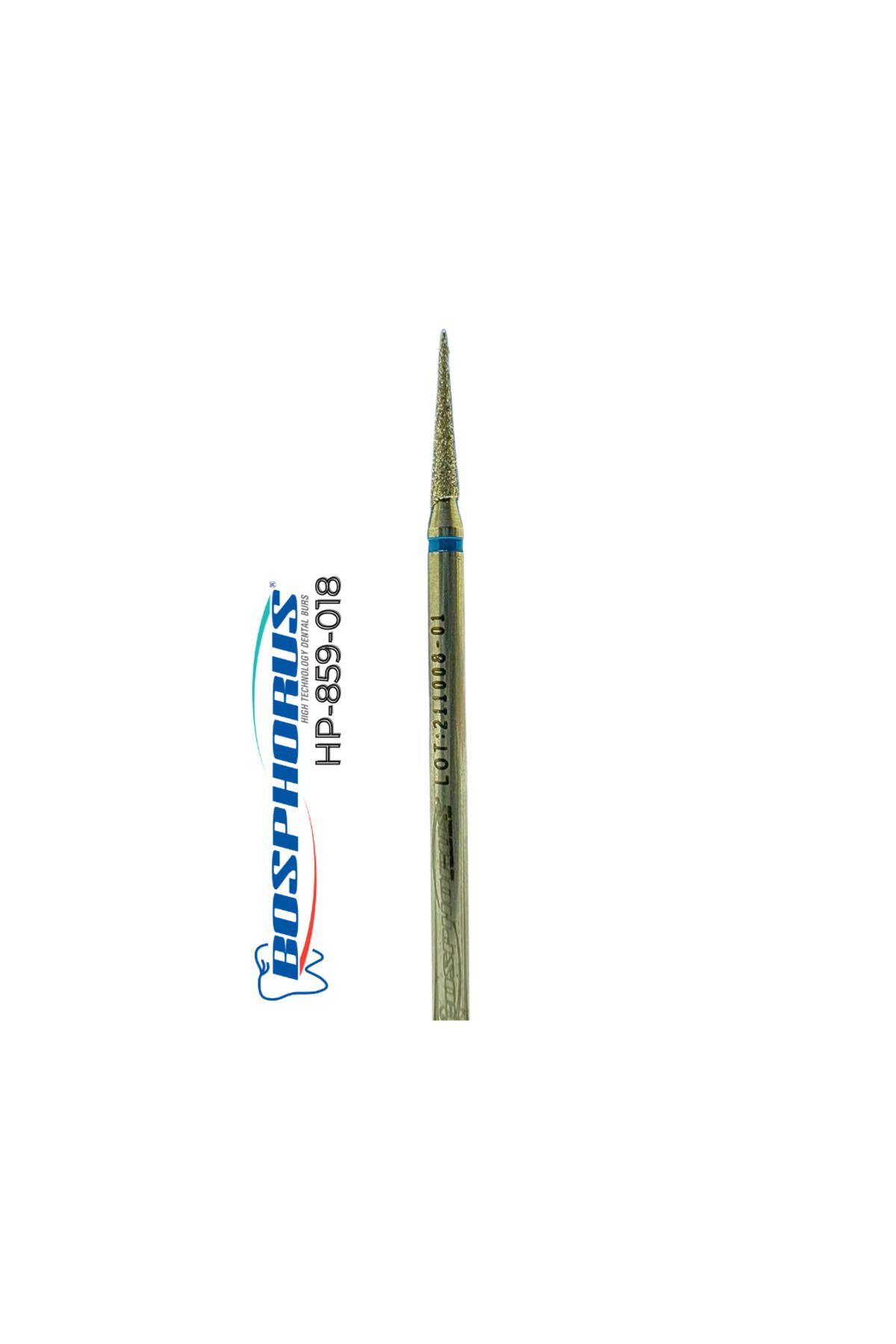 Bosphorus Tekmetal Kuru Manikür Ucu İĞNE 018 MM Doğal Elmas Freze Manikür Uc Törpü Makinası Ucu İSO ve CE Onaylı