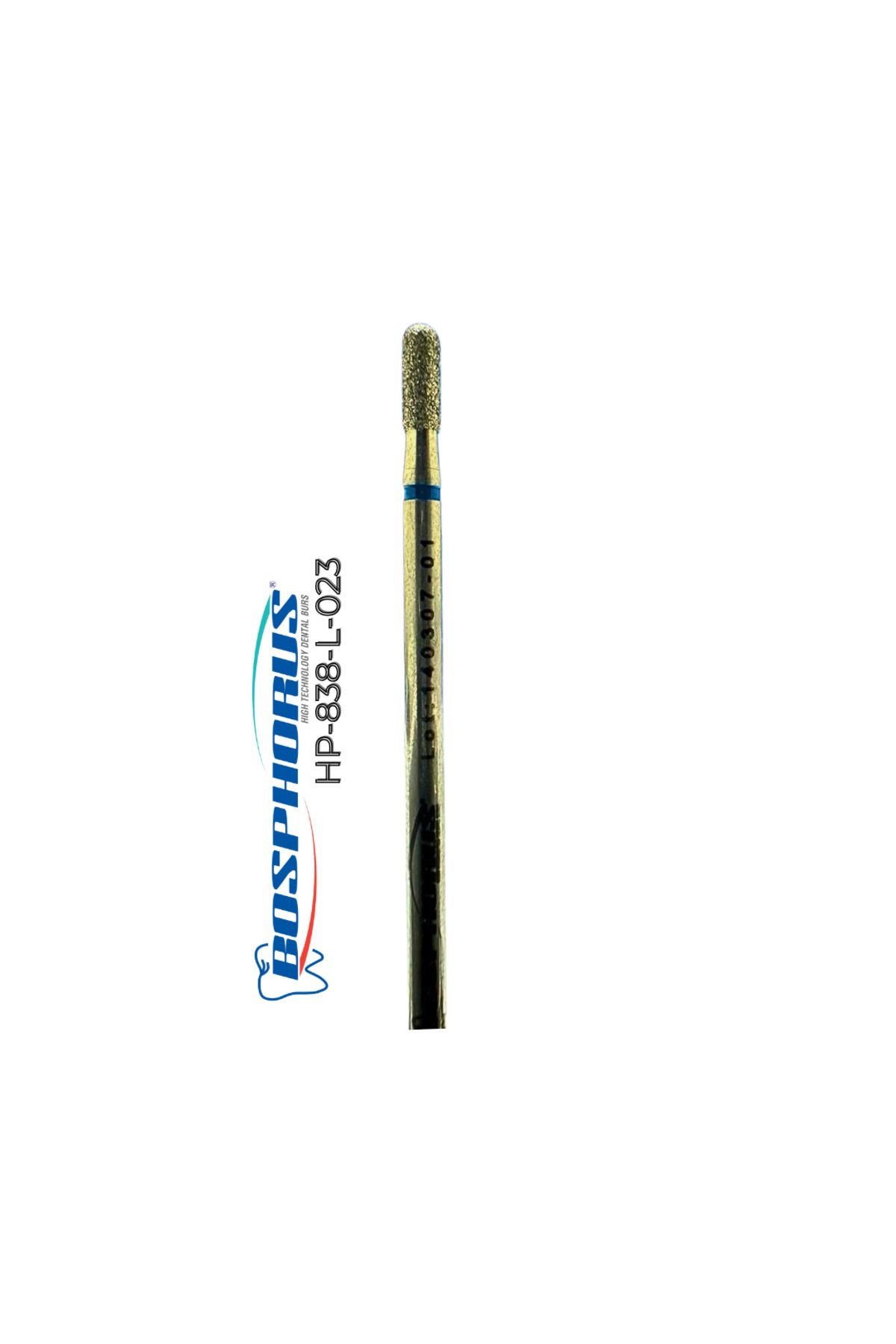Bosphorus Tekmetal Kuru Manikür Uc SİLİNDİR L 023 MM Doğal Elmas Freze Manikür Uc Törpü Makinası Ucu İSO ve CE Onaylı