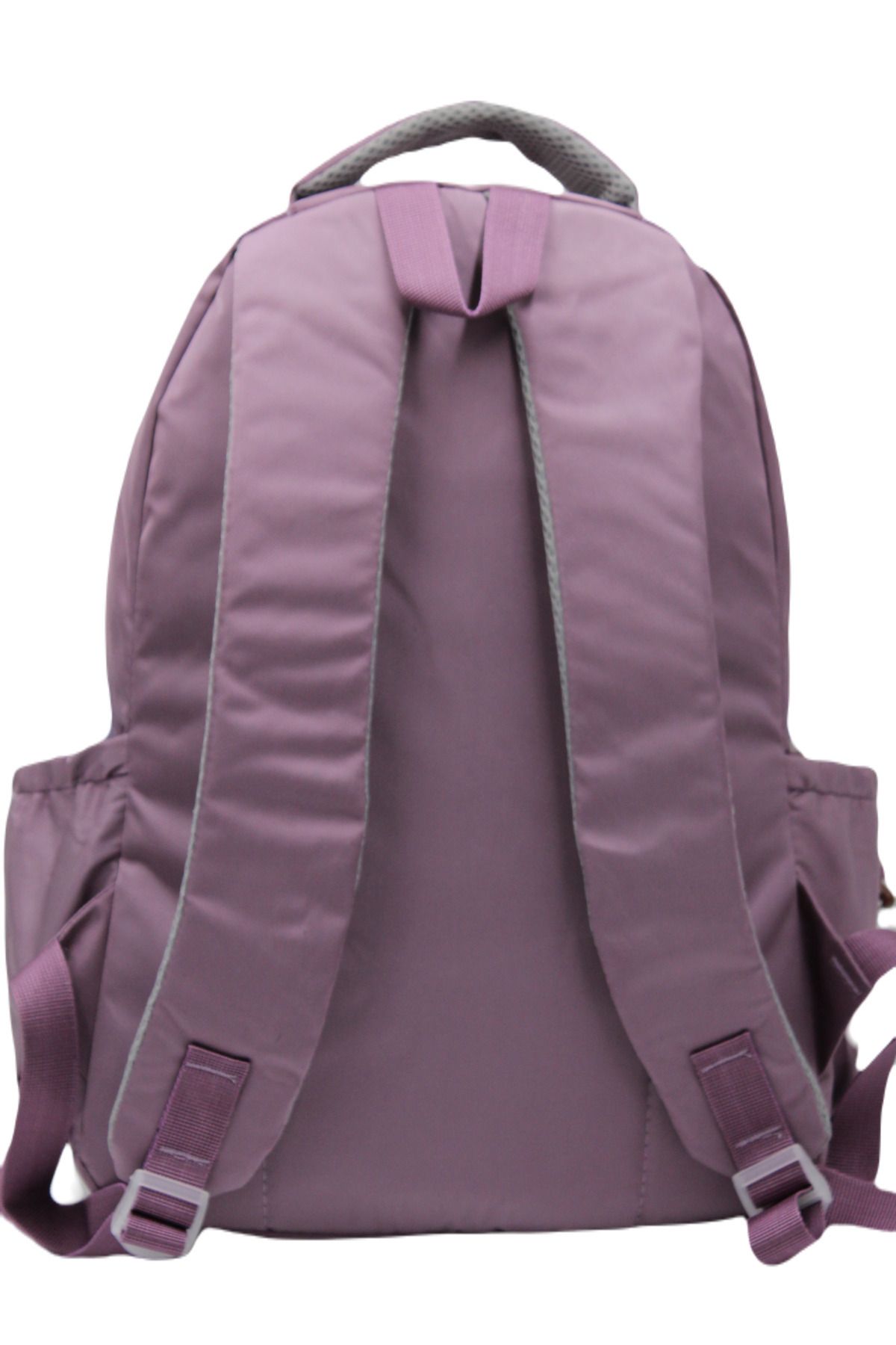 Bevitton-Bvt-34600 Water Repellent Fabric School Bag Unisex Backpack Plum 5