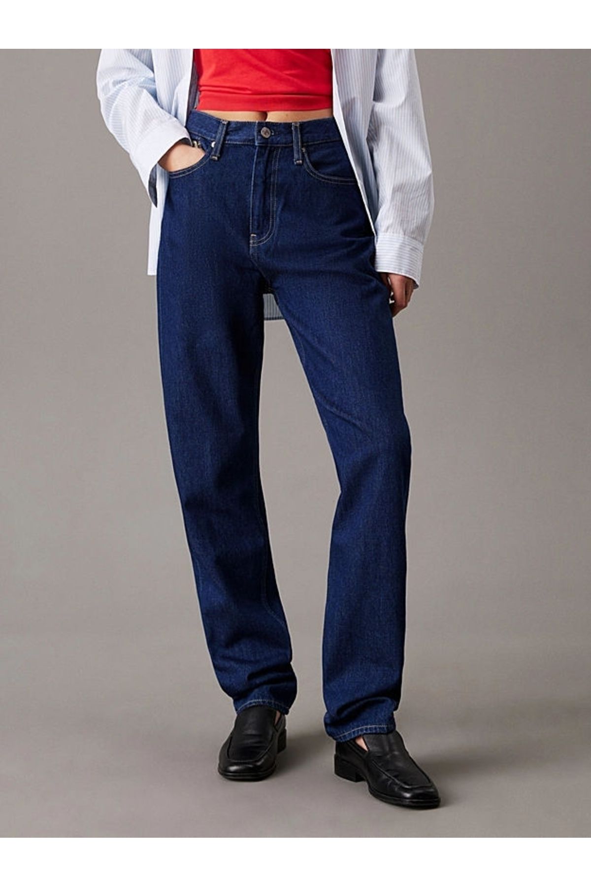 CK Jeans Authentic Slim Straight Kadın Jeans J20J225138-1AP