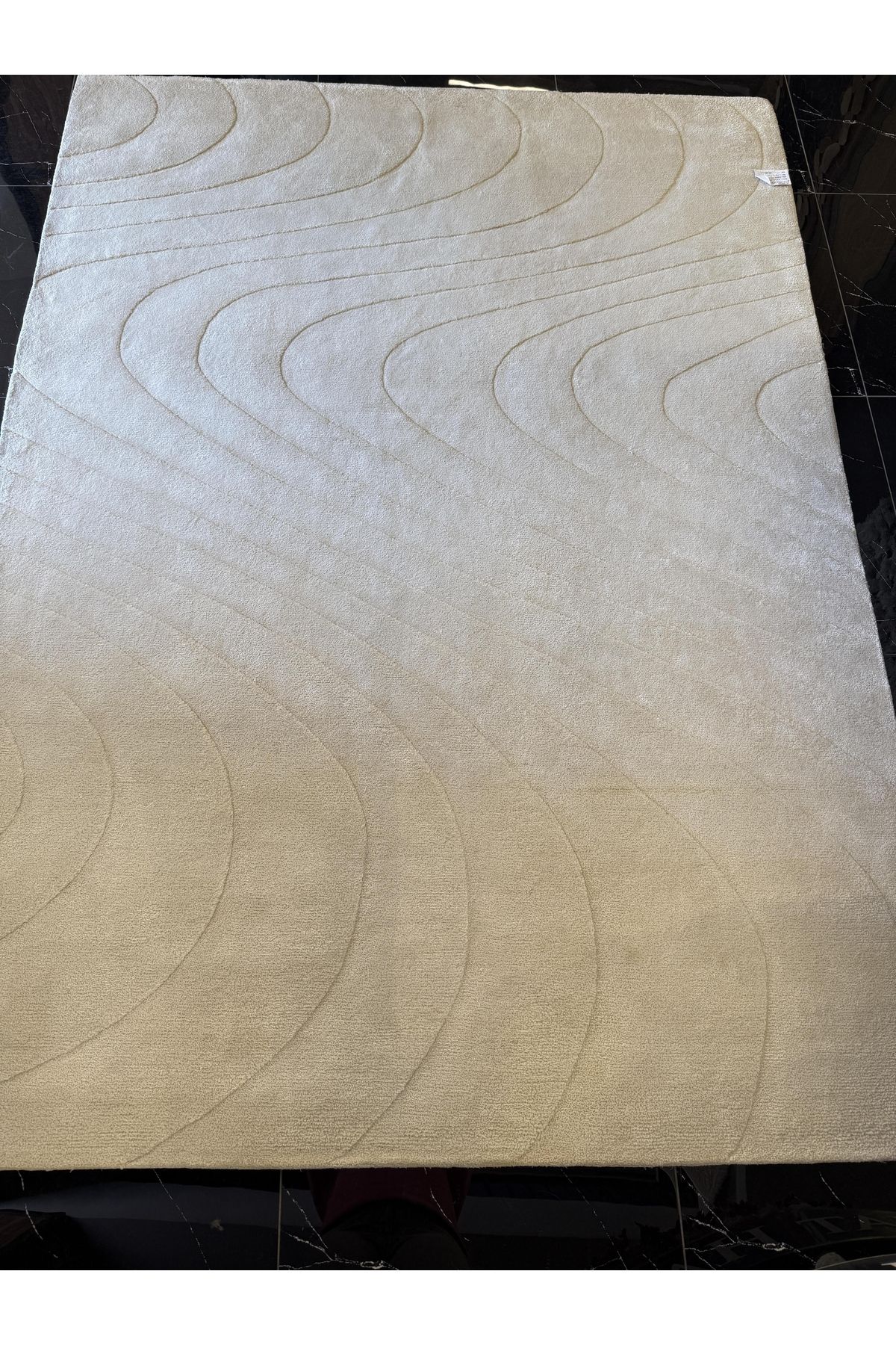 Eko Halı Eko Halı Siena Wave White El Dokuma Modern Halı
