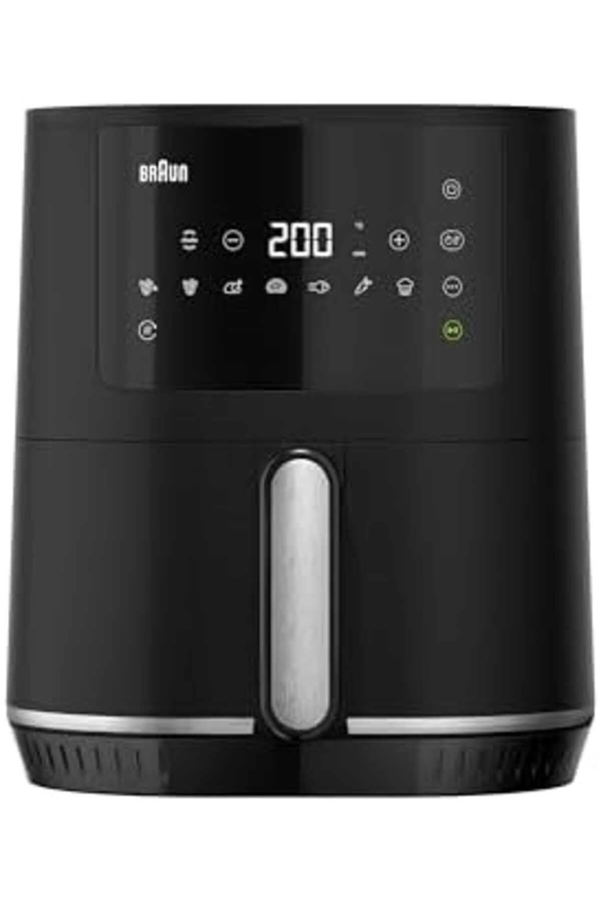 Braun-Braun MultiFry 3 Hot AirFryer, Digital Touch Screen, 8 Automatic Programs, 4.3 Litre Capacity, 1500 2