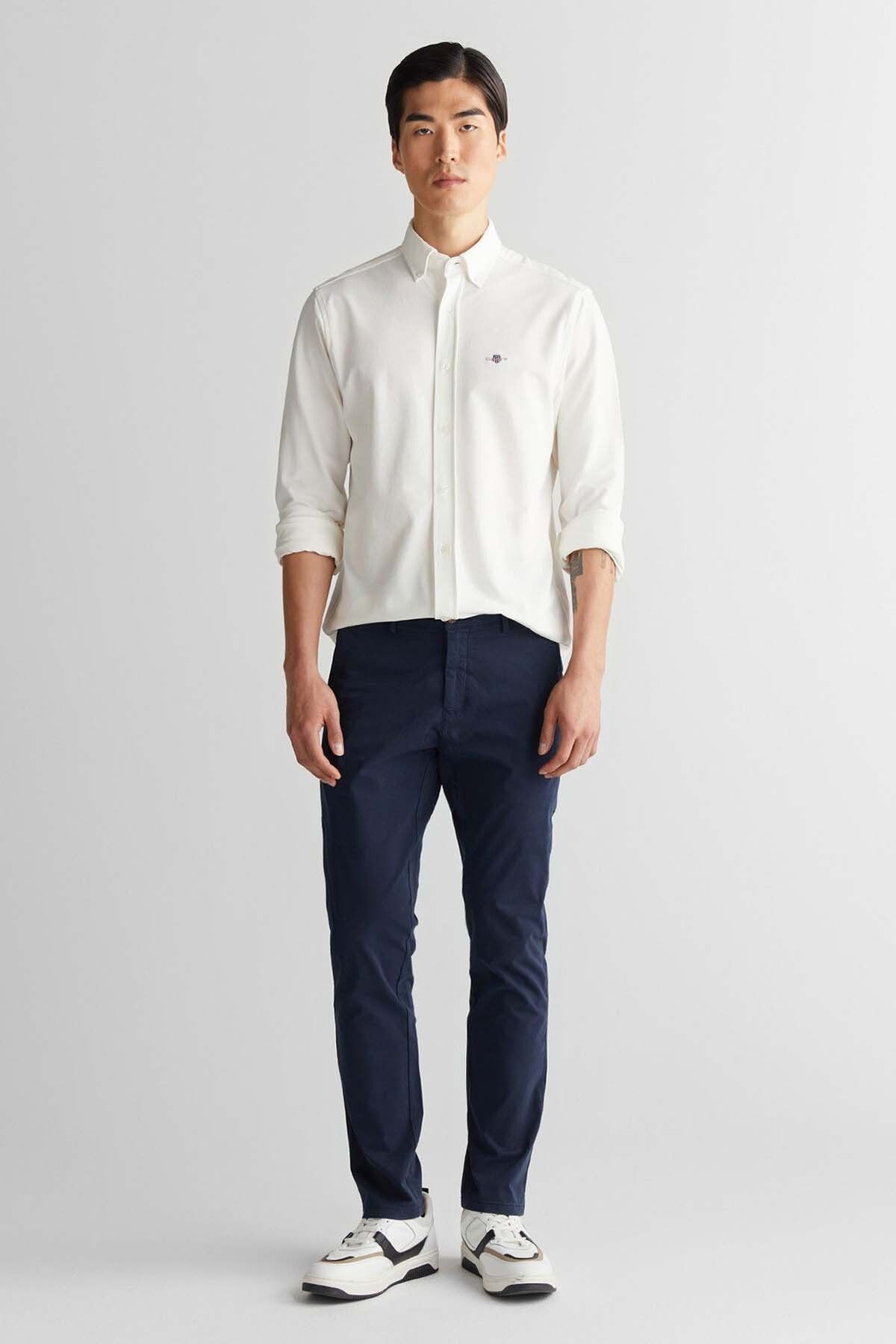 Gant Erkek Regular Fit Pantolon - Lacivert