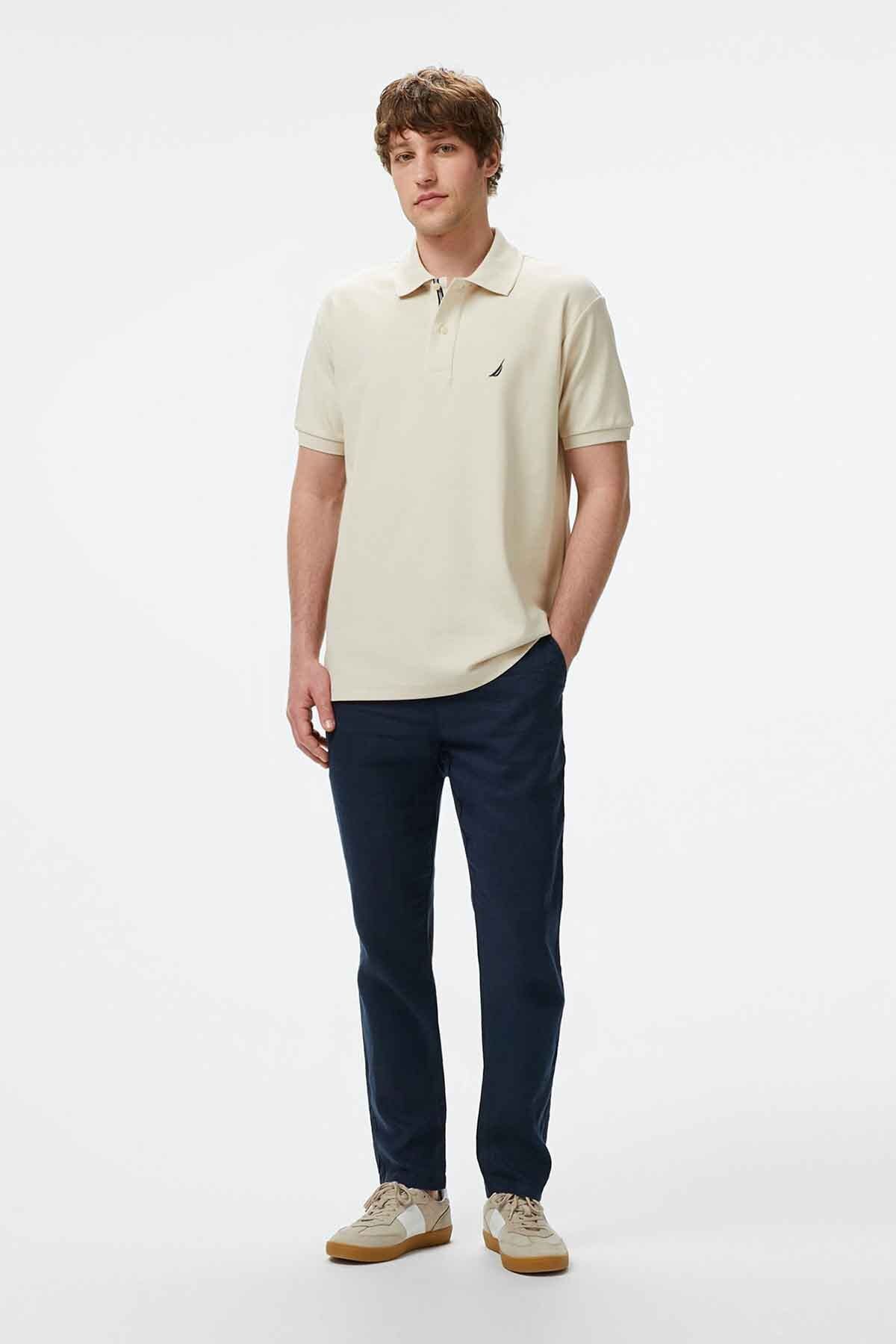 Nautica Erkek Jogger Keten Pantolon - Lacivert