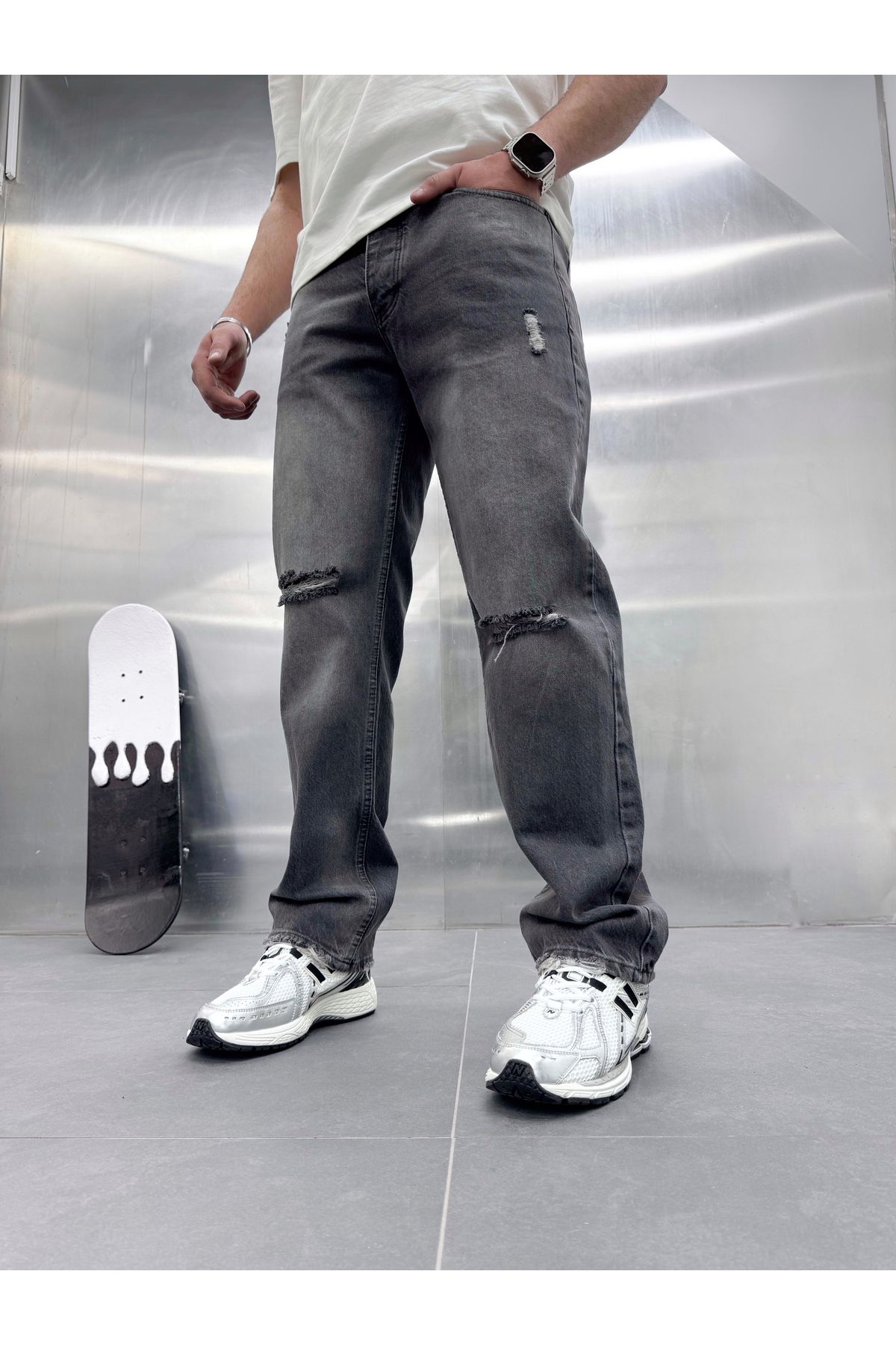 Deep Black Jeans YENİ SEZON ERKEK BAGGY PANTOLON