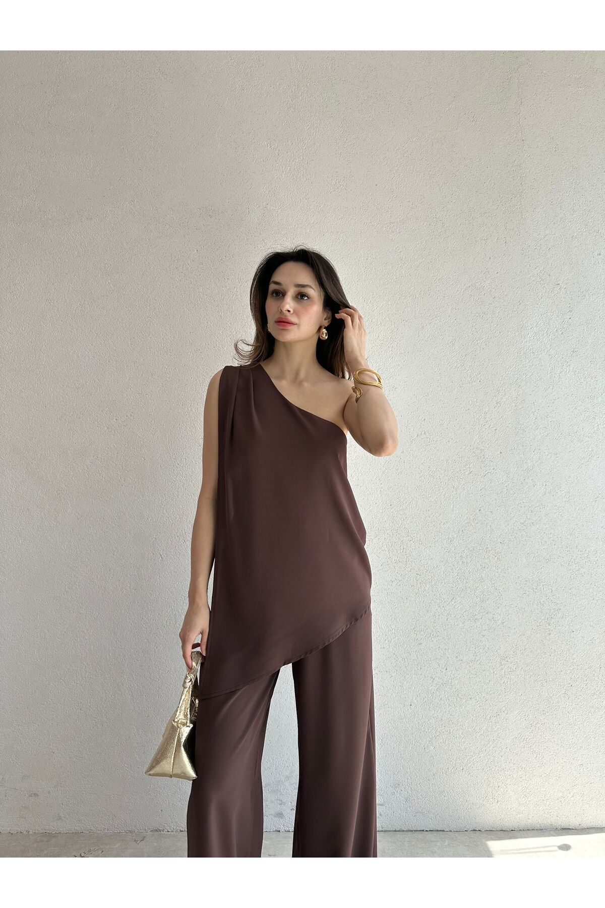 Mooi Butik DENVER Takım 6744 - Acı Kahve